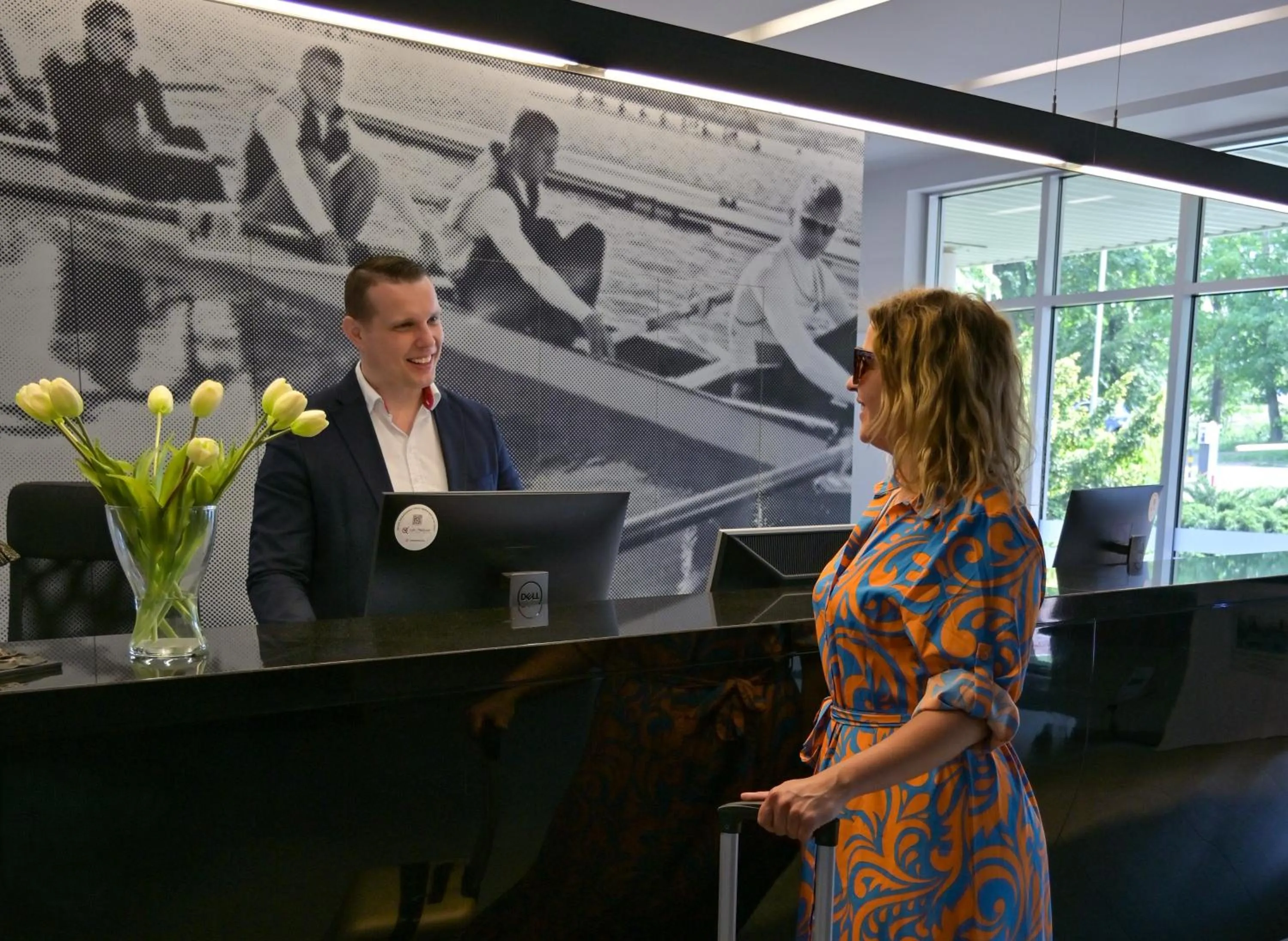 Lobby or reception in Hotel HP Park Poznań Malta