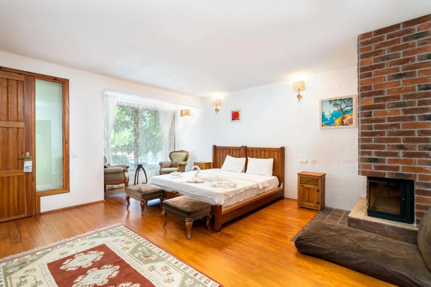 Bed in Ephesus Lodge