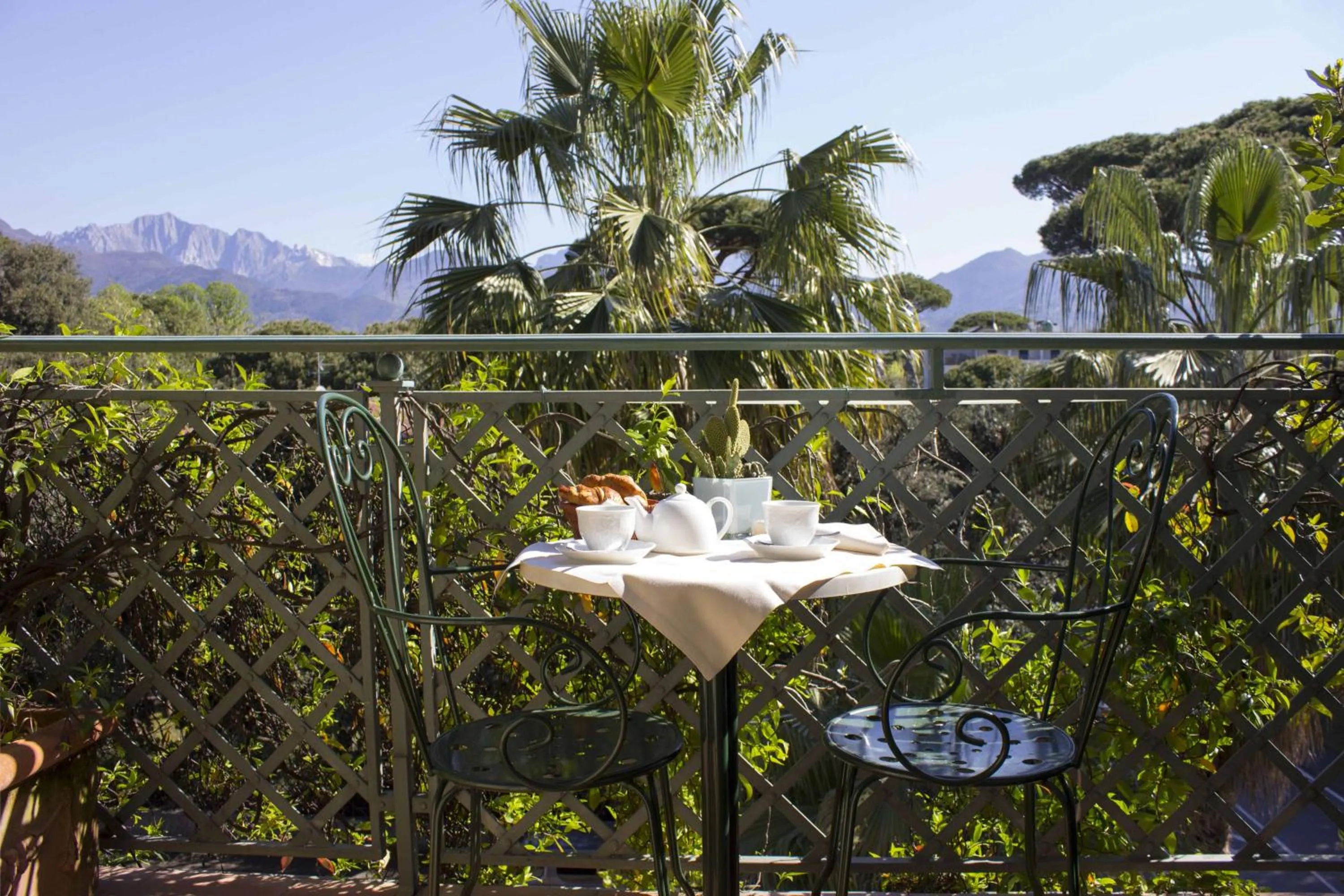Garden view in Hotel Mignon