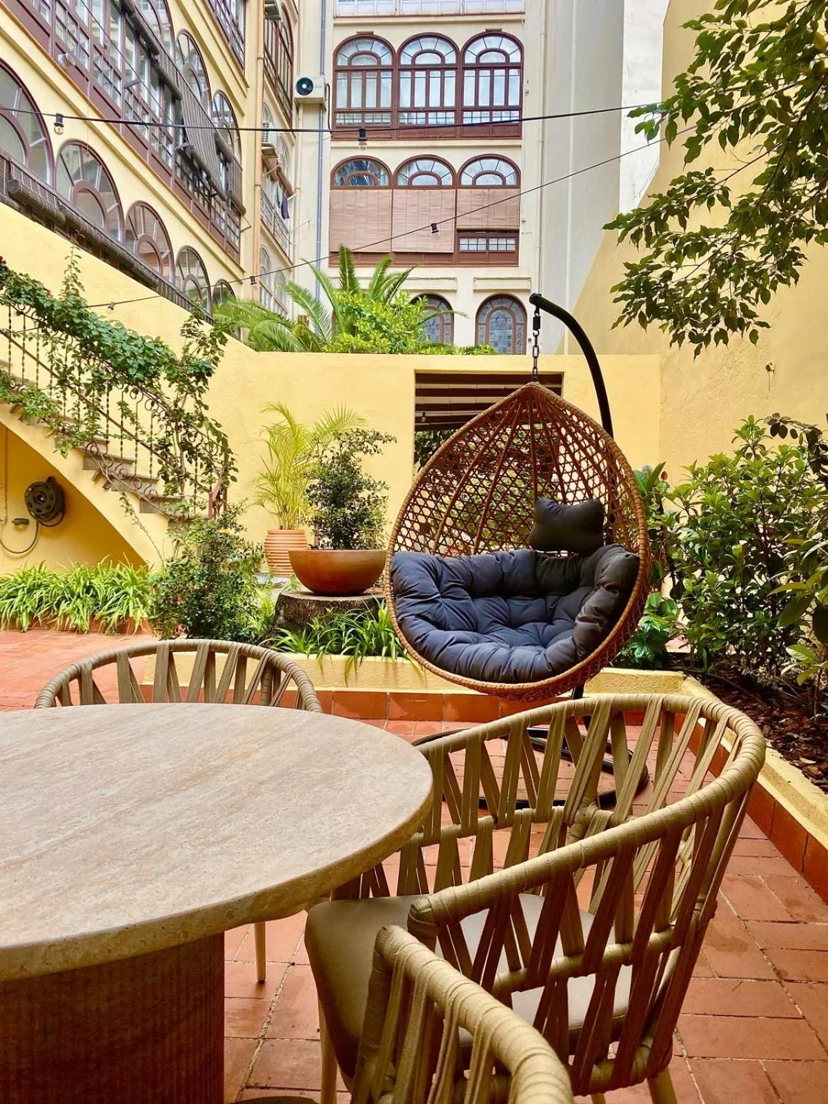 Patio in The Loft House Barcelona