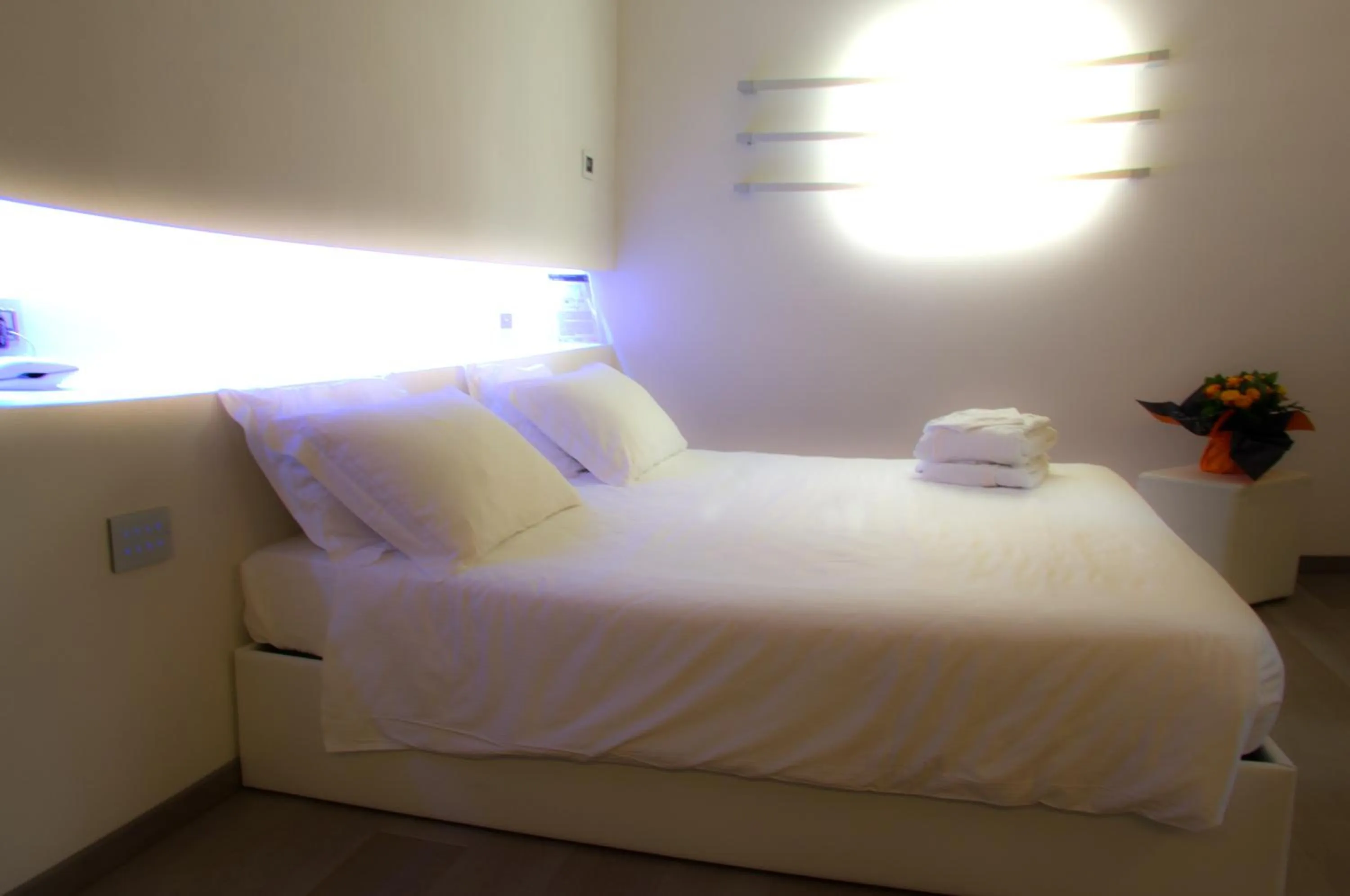 Bed in Hotel San Rocco