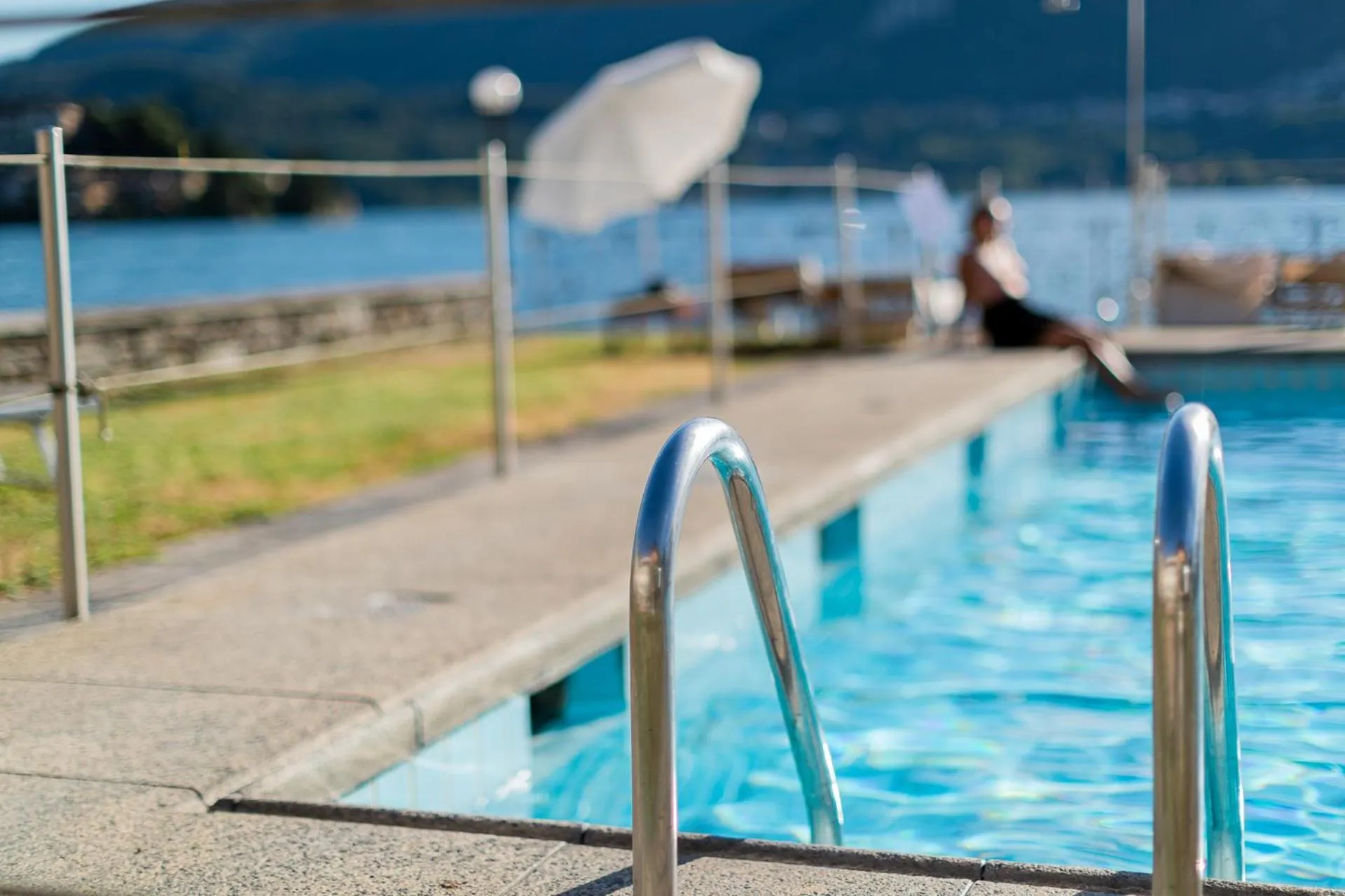 Pool view in Hotel San Rocco