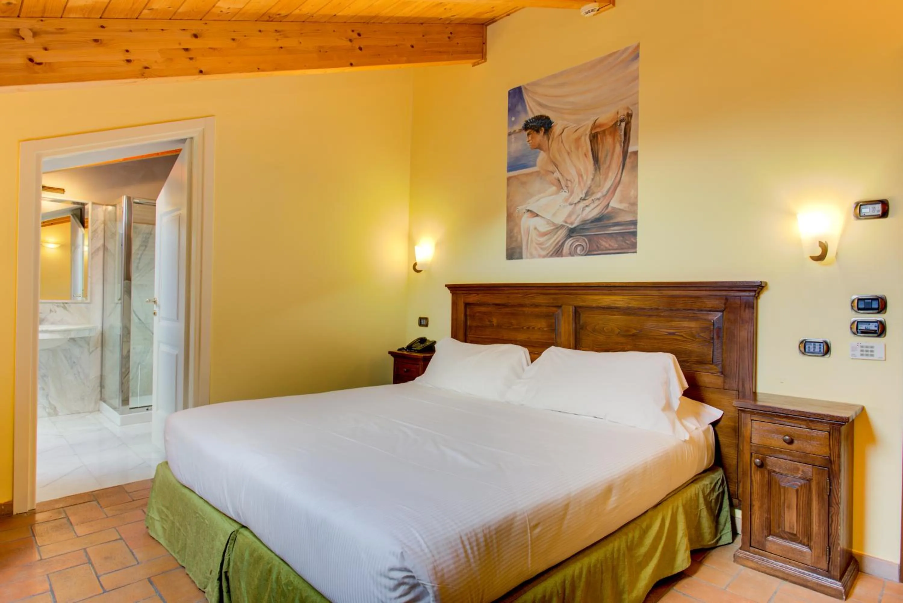 Bedroom, Bed in Oste del Castello Wellness & Bike Hotel