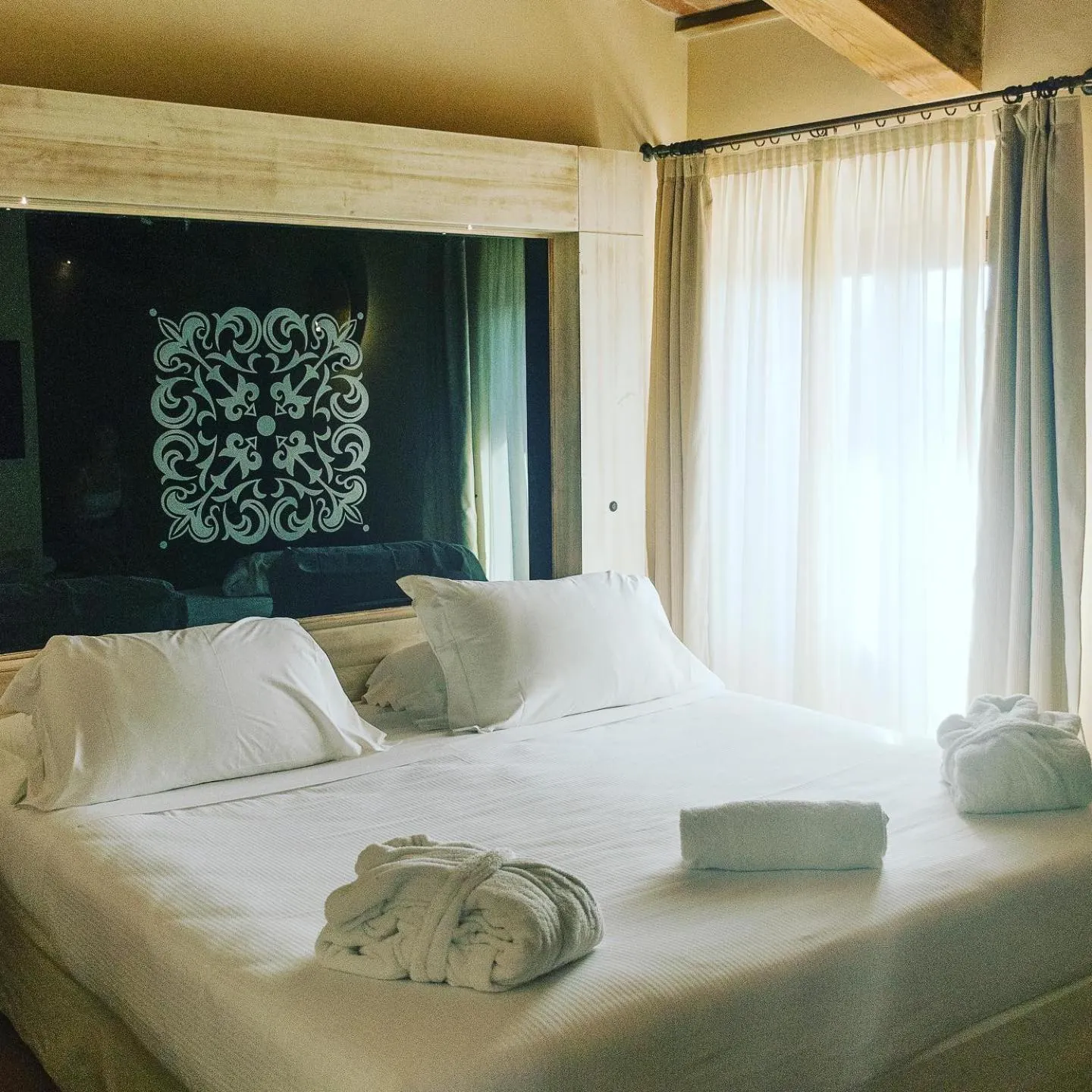 Bedroom, Bed in Oste del Castello Wellness & Bike Hotel