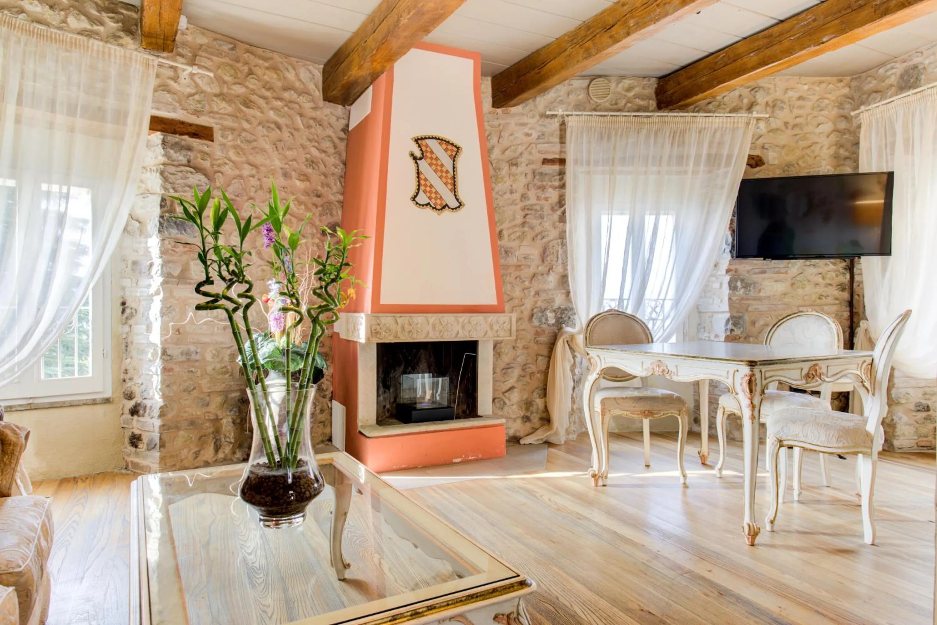 Living room in Oste del Castello Wellness & Bike Hotel