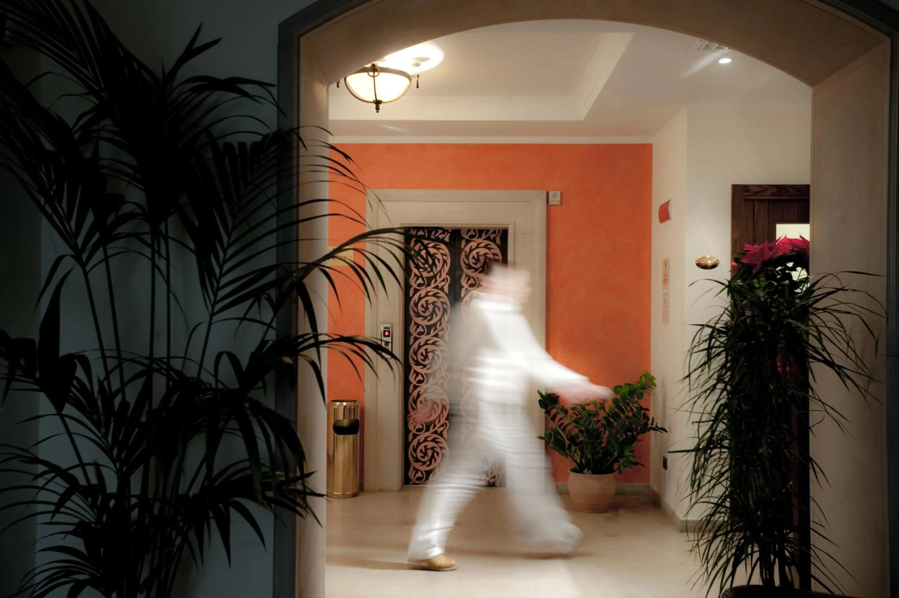 Lobby or reception in Oste del Castello Wellness & Bike Hotel