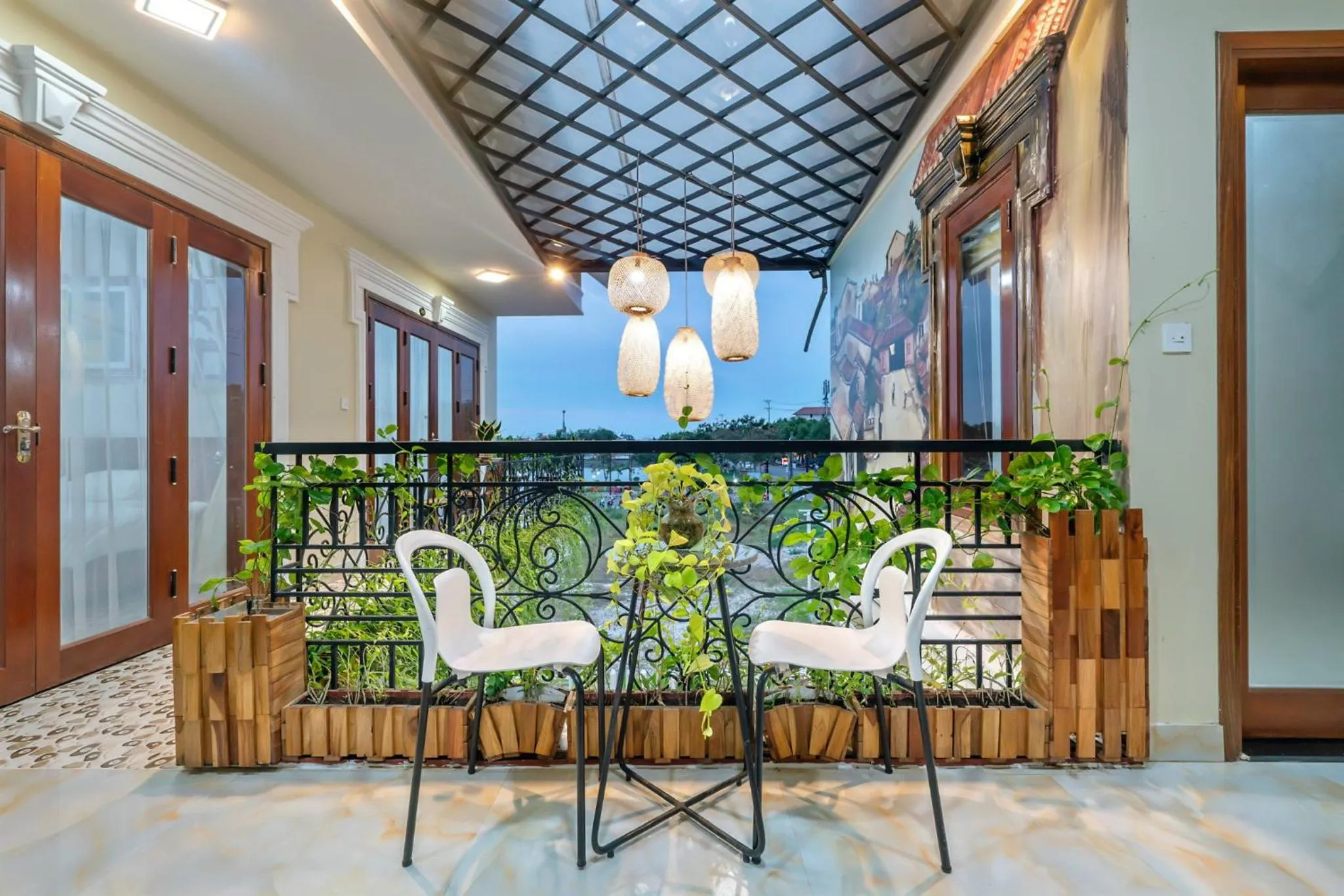 Balcony/Terrace in Villa Lake Shore Hoi An