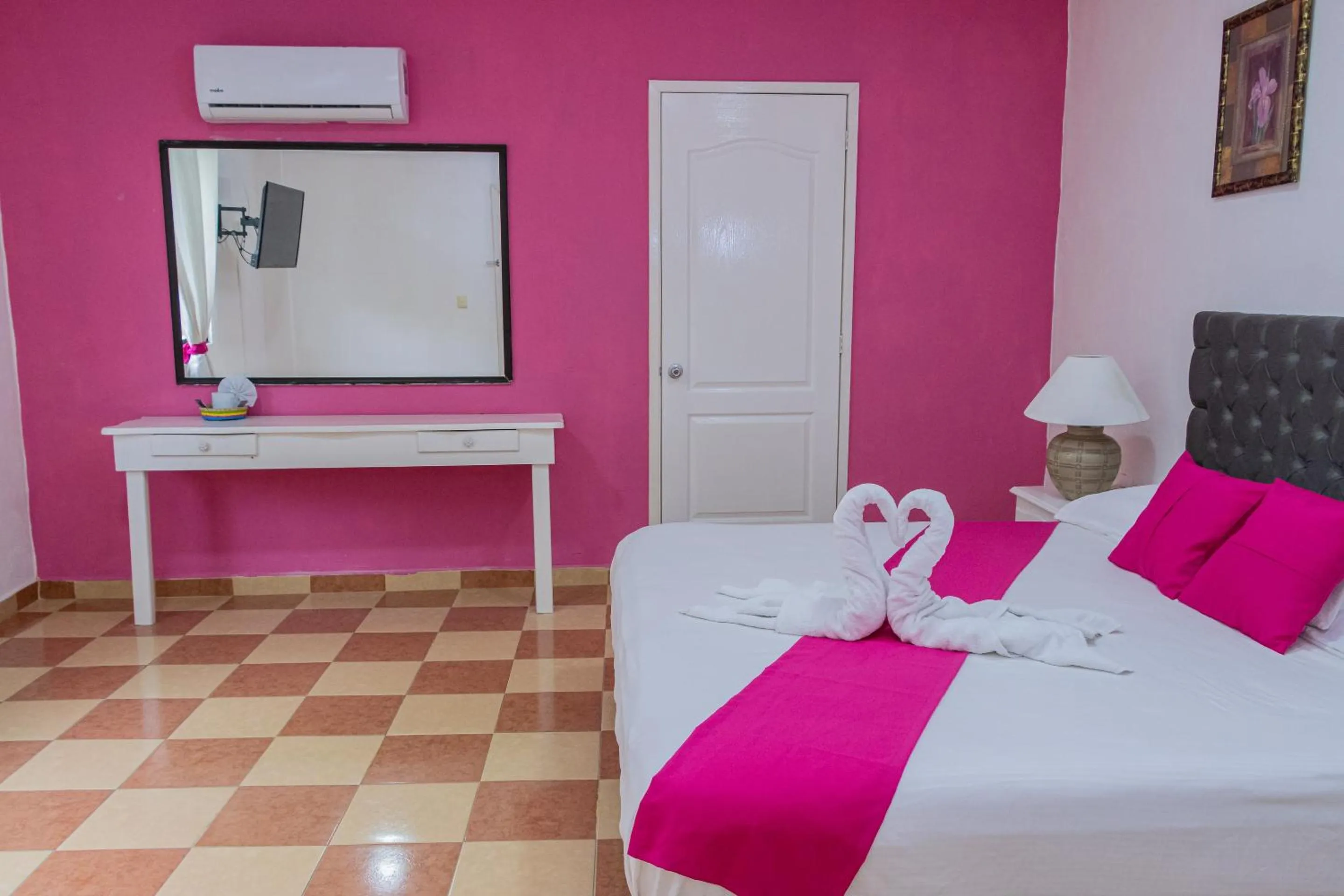 Bedroom, Bed in OYO Hotel Marías,Aeropuerto Internacional de Chetumal