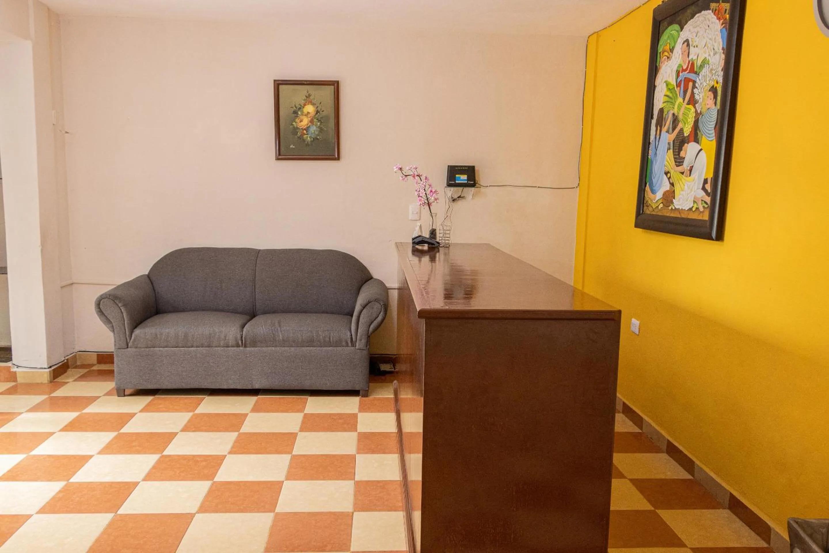 Lobby or reception in OYO Hotel Marías,Aeropuerto Internacional de Chetumal