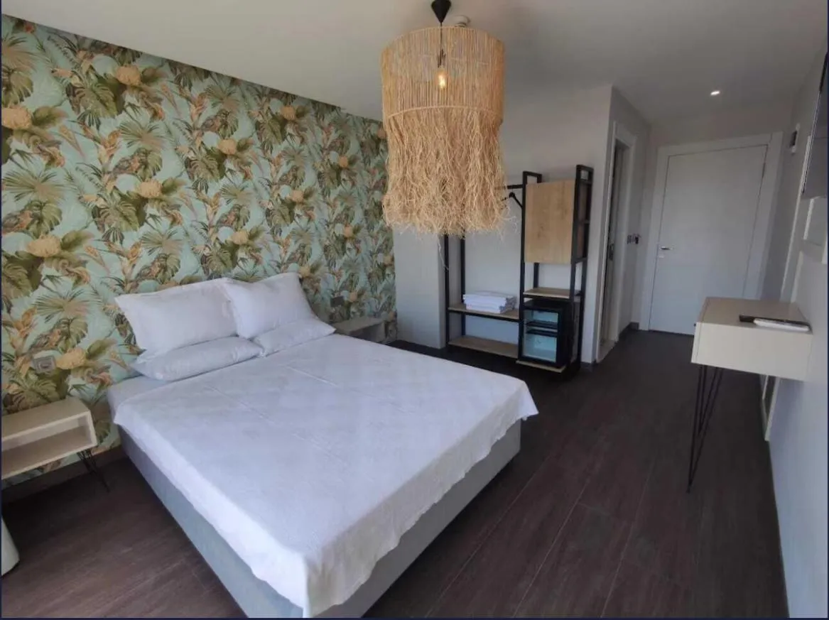 Bed in Eva Otel Çeşme