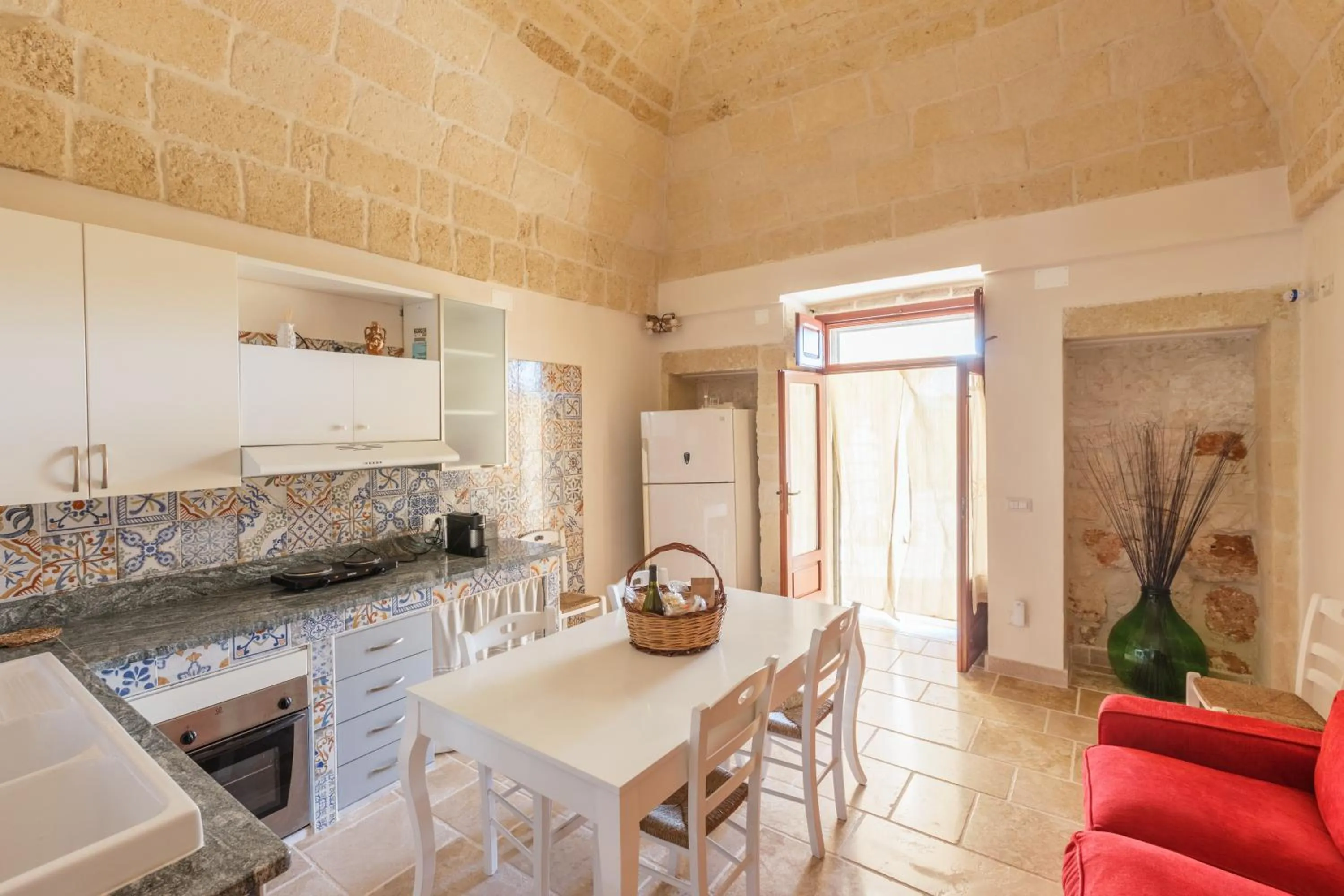 Kitchen or kitchenette in Casolare Lodedo