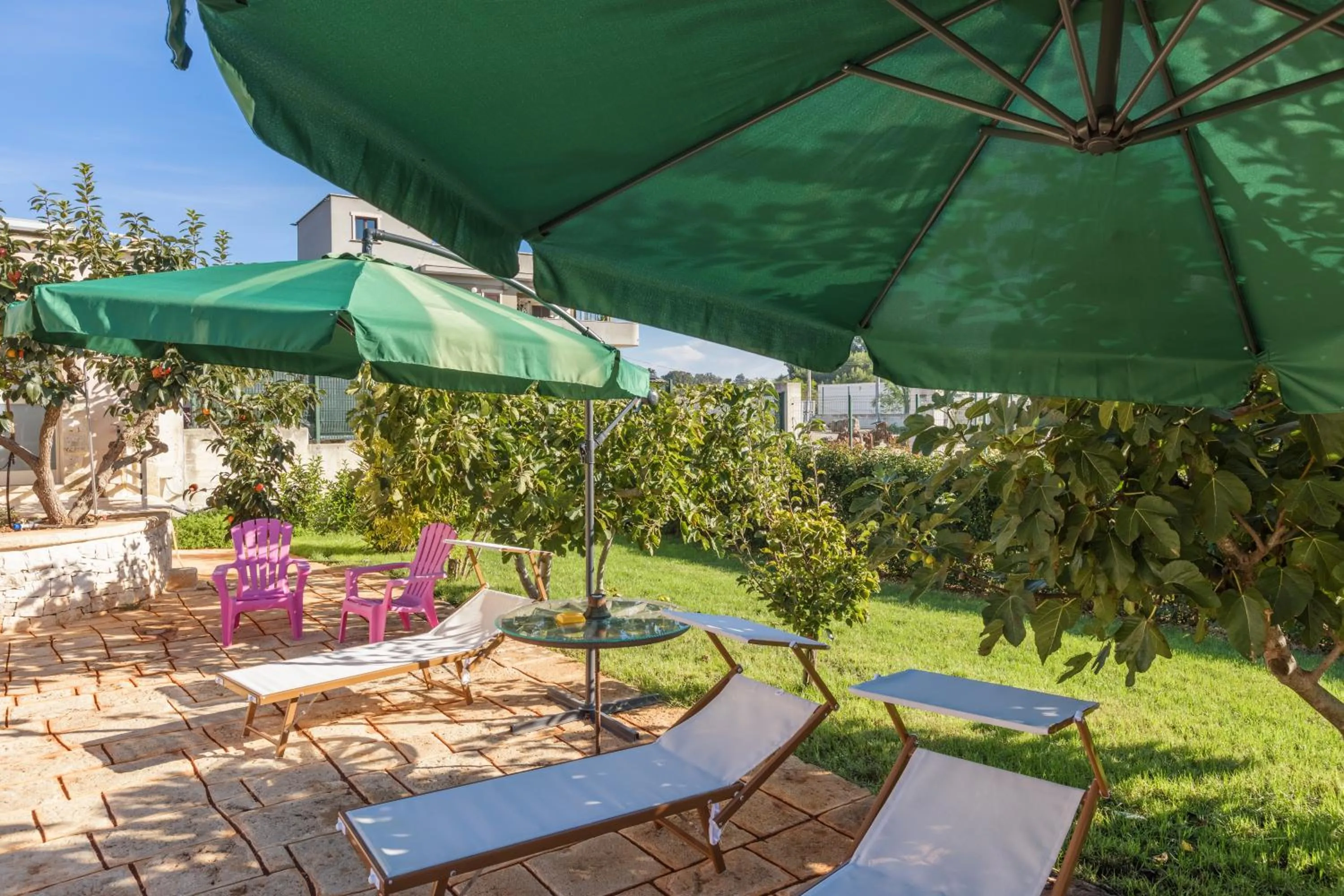 Patio in Casolare Lodedo