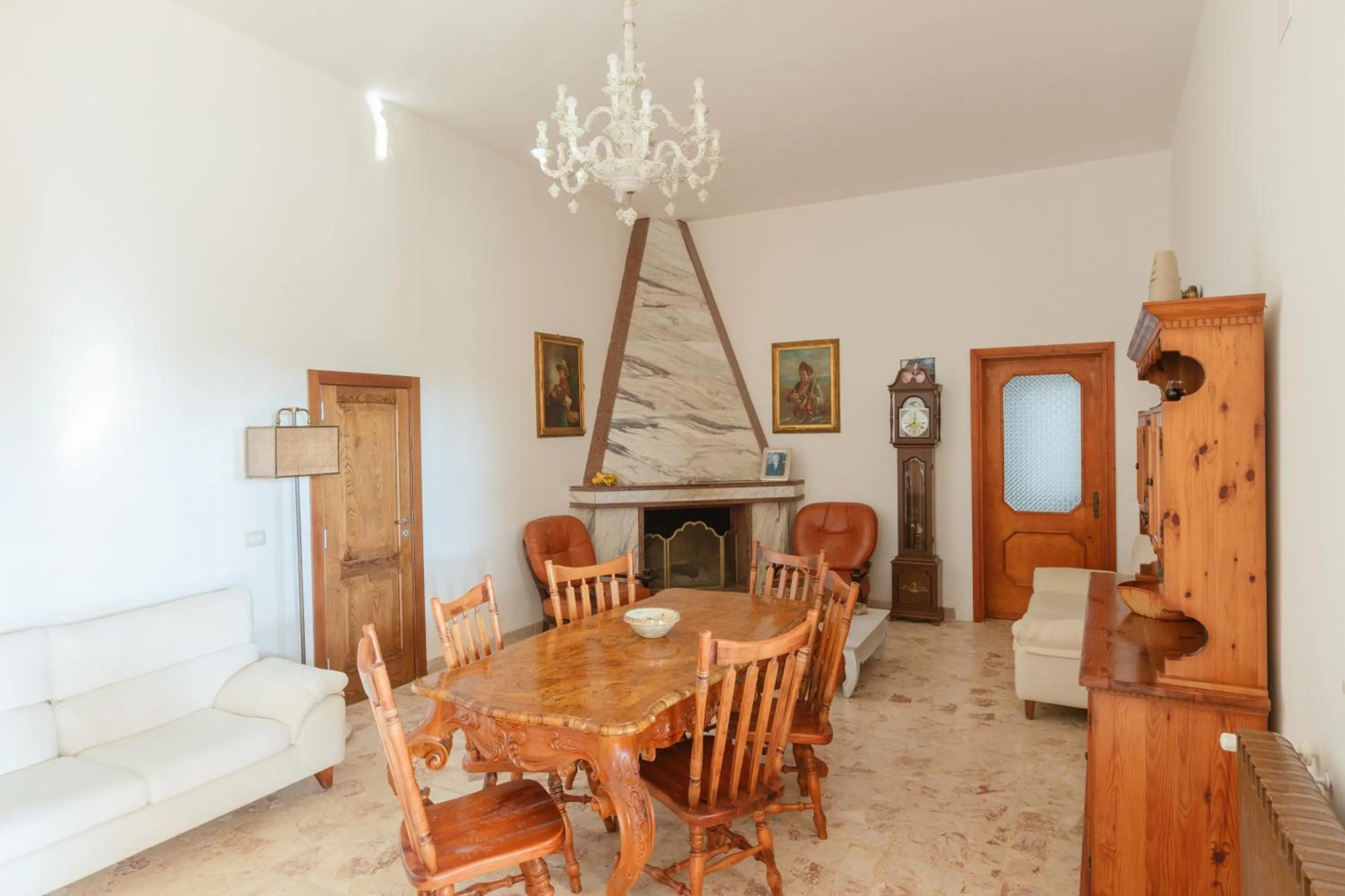 Living room in Casolare Lodedo