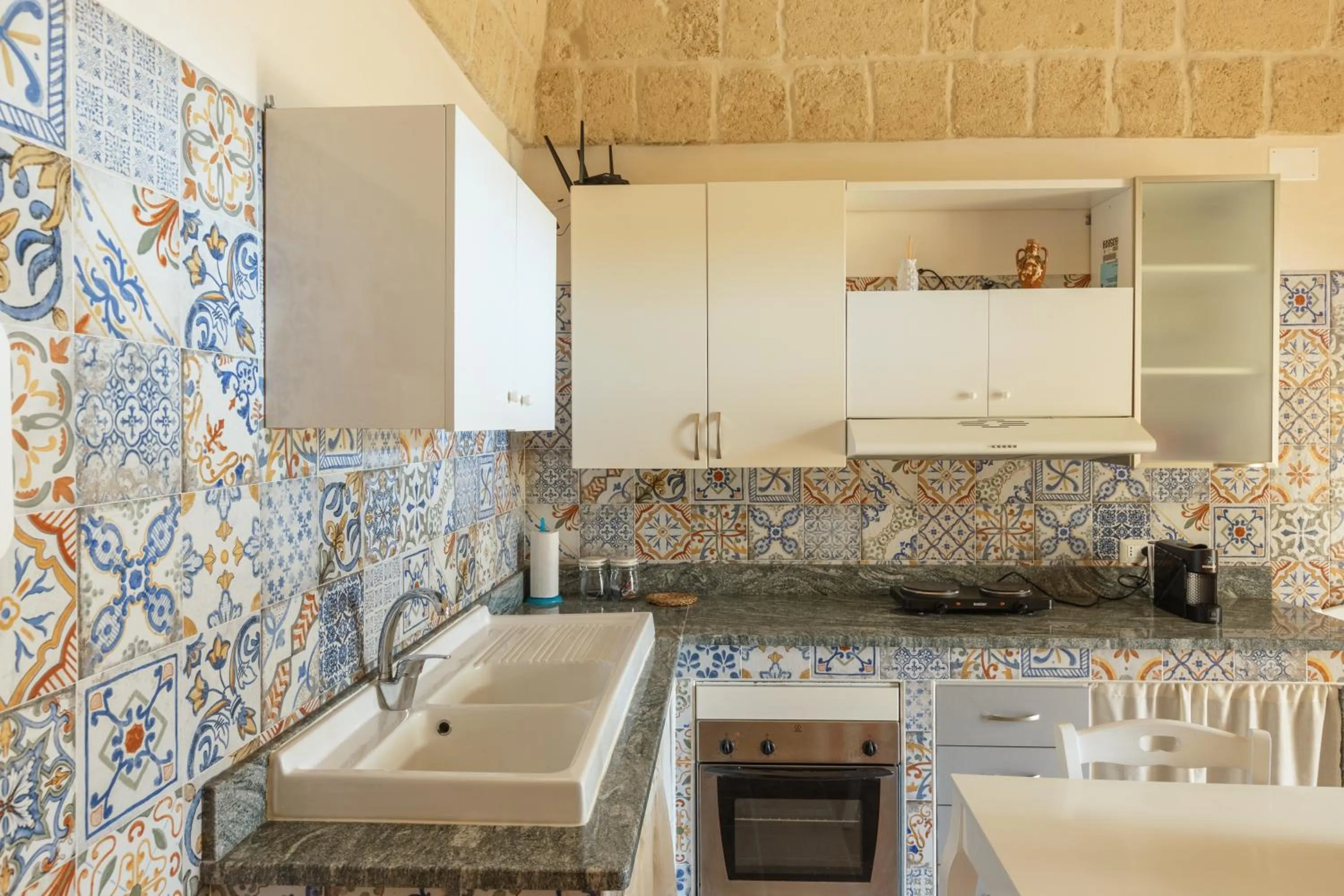 Kitchen or kitchenette in Casolare Lodedo