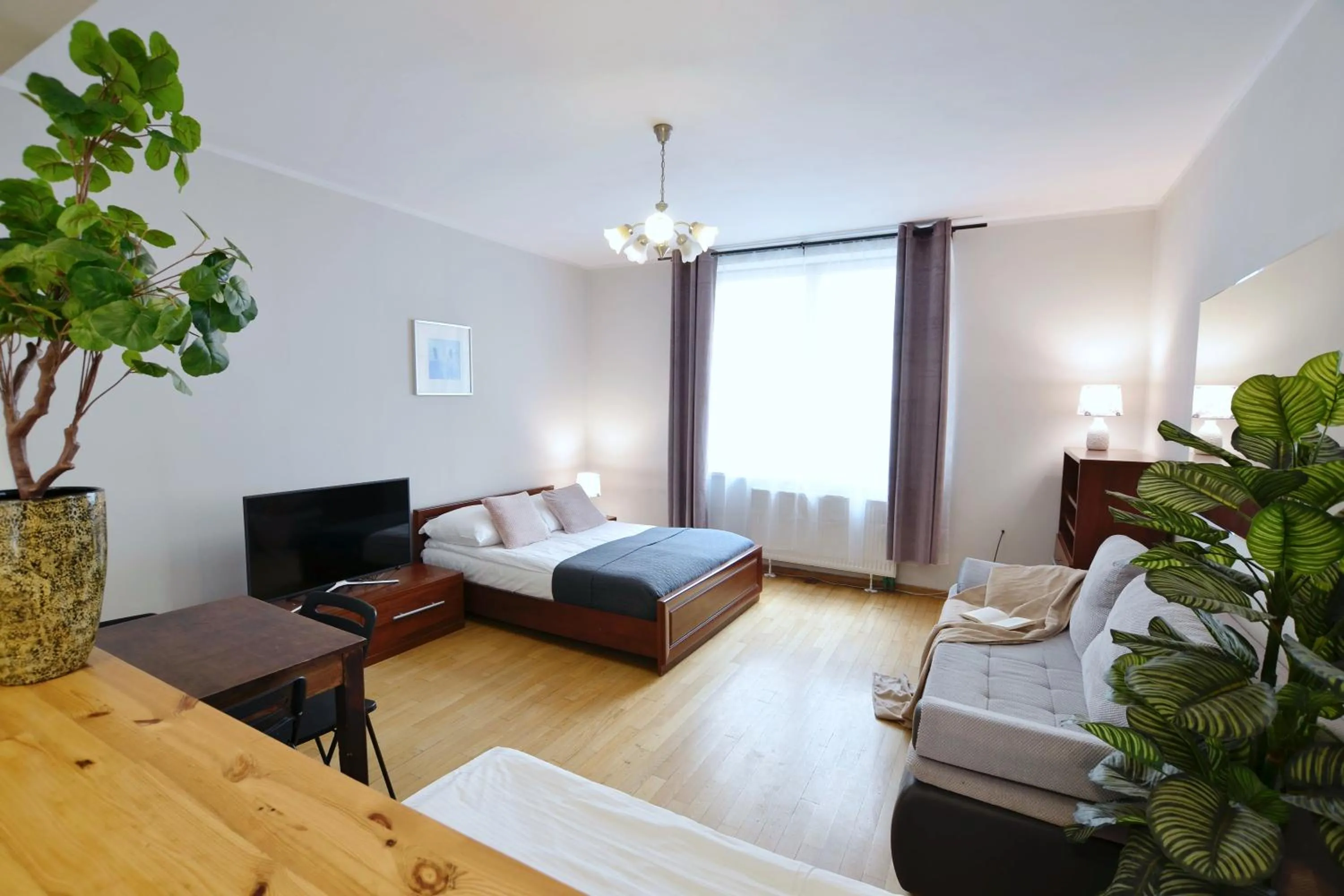 Bed in P&J Apartments Floriańska