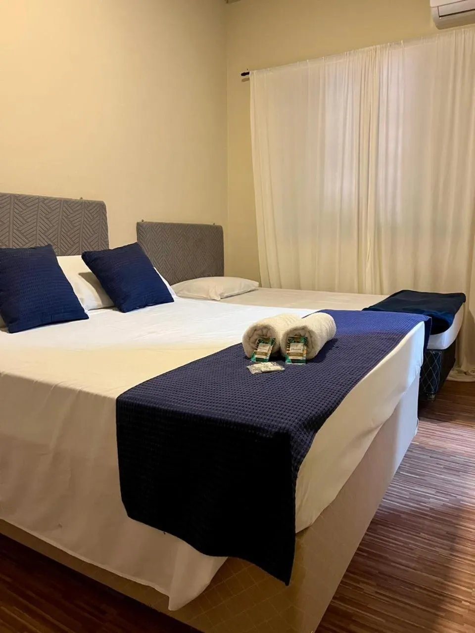 Bed in Pousada Casa Rosada Ilhabela