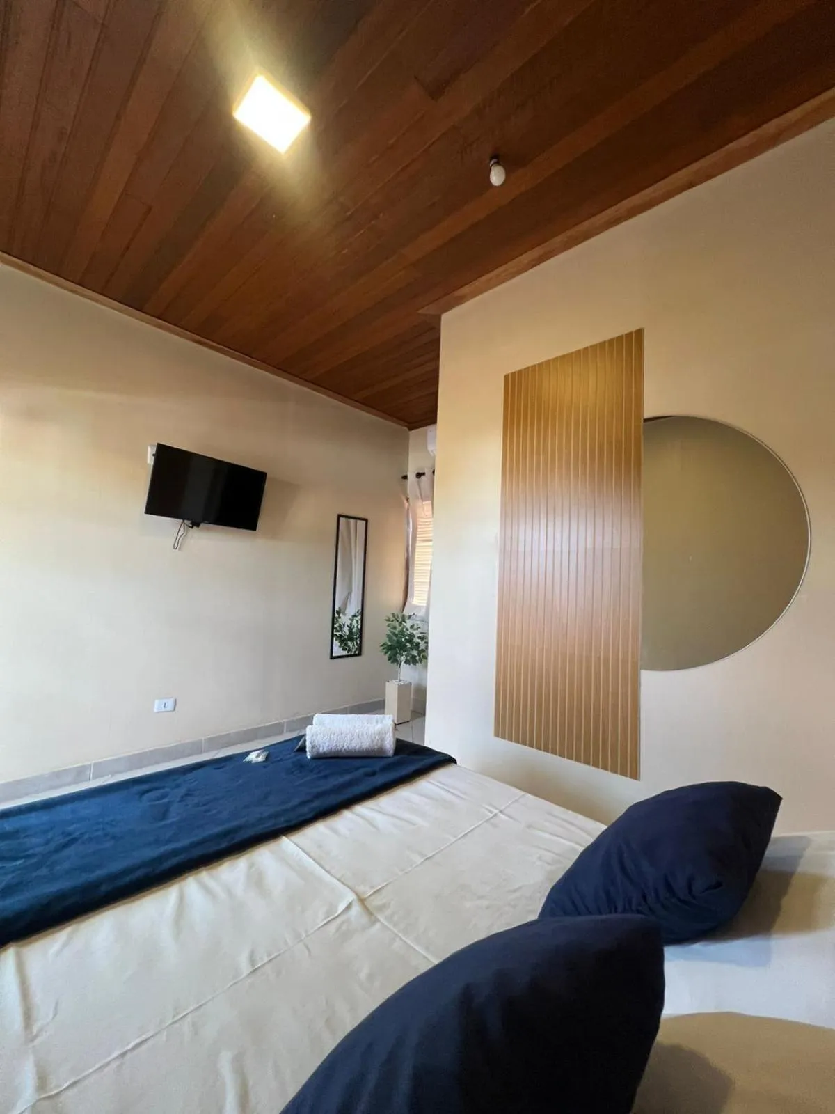 Bed in Pousada Casa Rosada Ilhabela