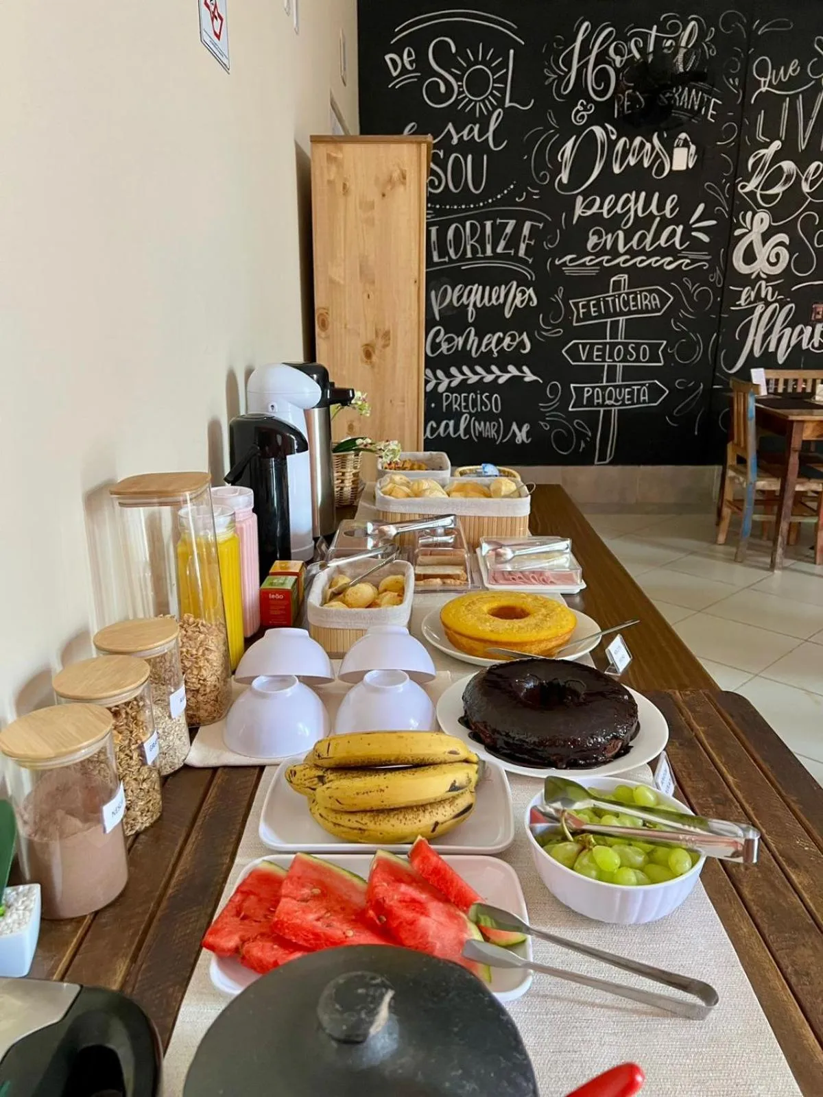 Breakfast in Pousada Casa Rosada Ilhabela