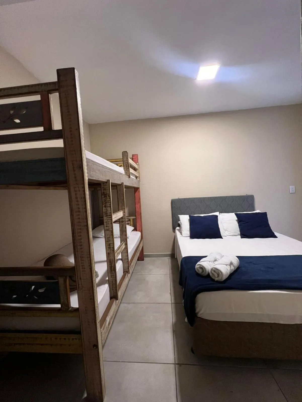 Bed in Pousada Casa Rosada Ilhabela