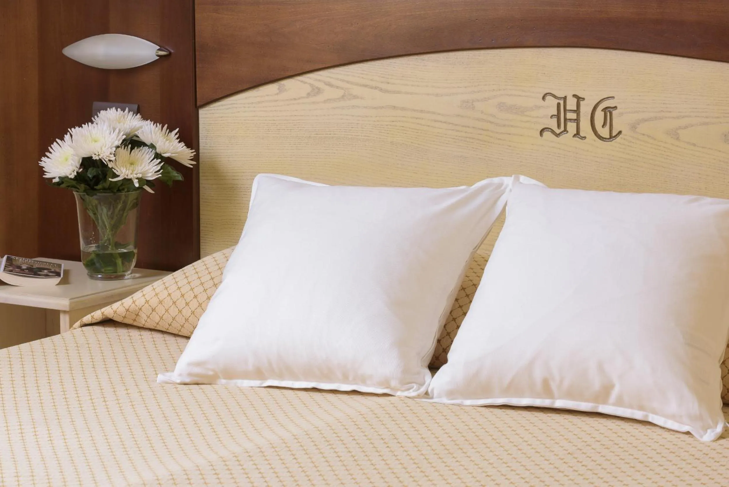 Decorative detail, Bed in Hotel Dei Capitani