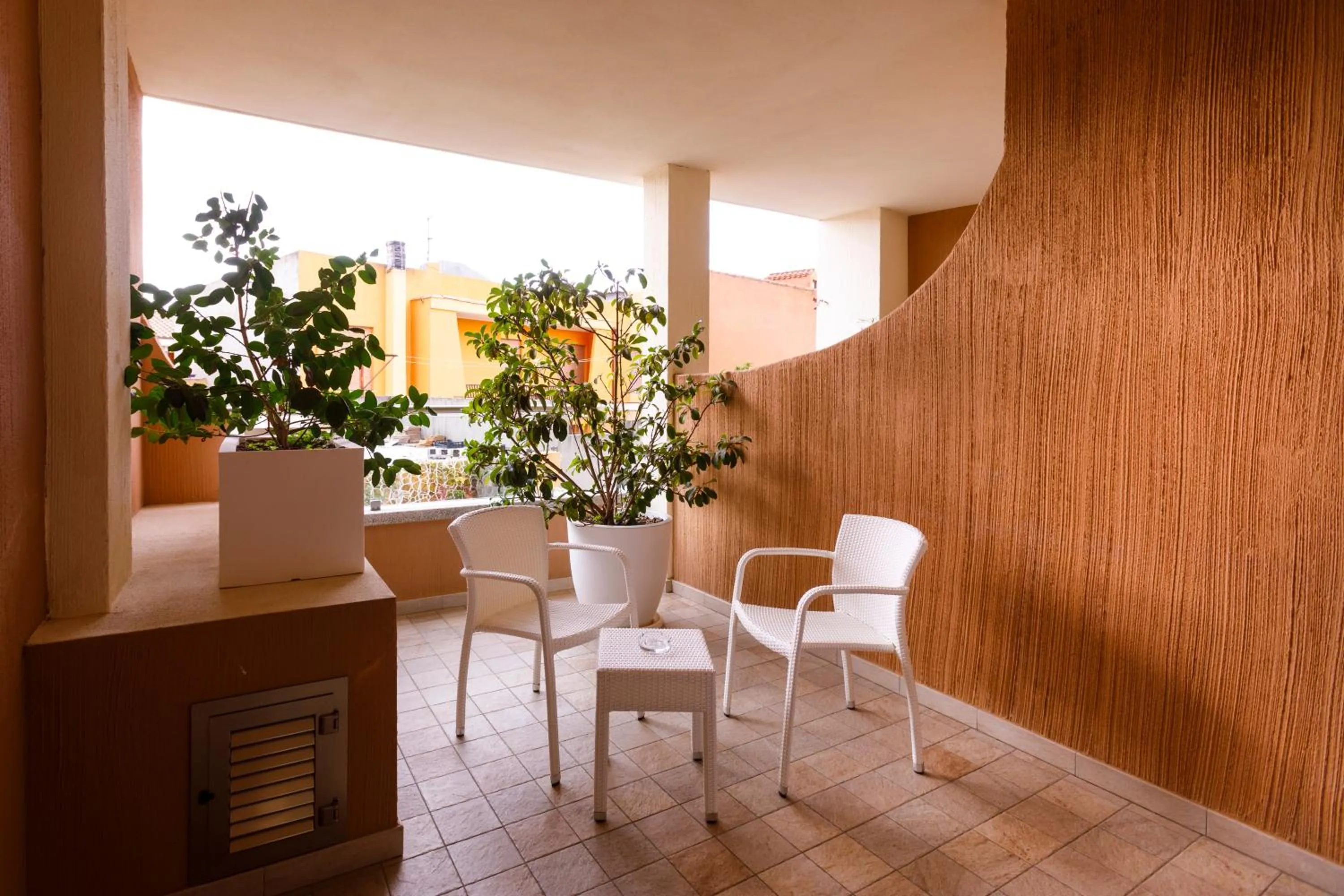 Balcony/Terrace in Janas Hotel