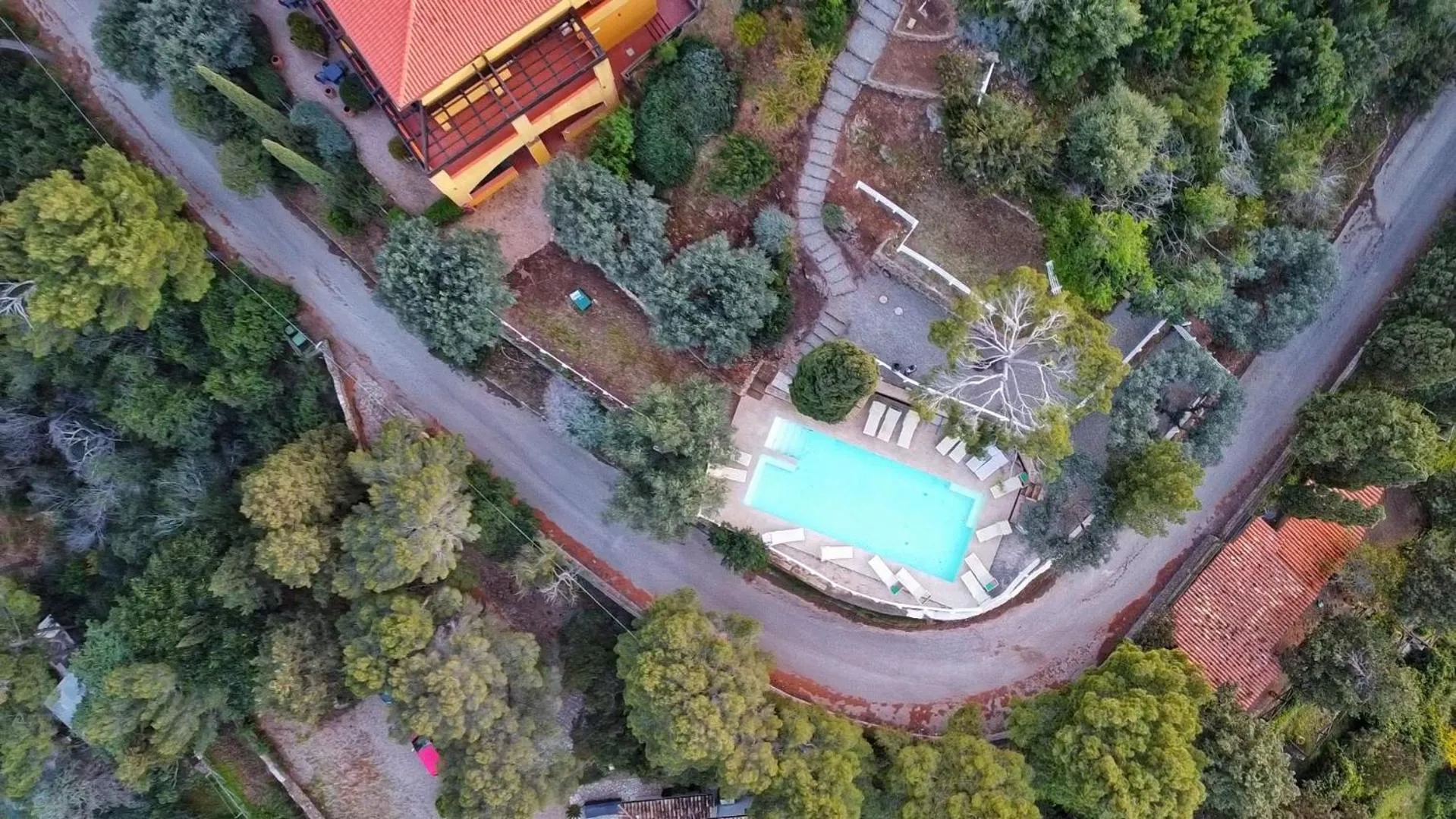 Bird's eye view in Albergo Filippo II