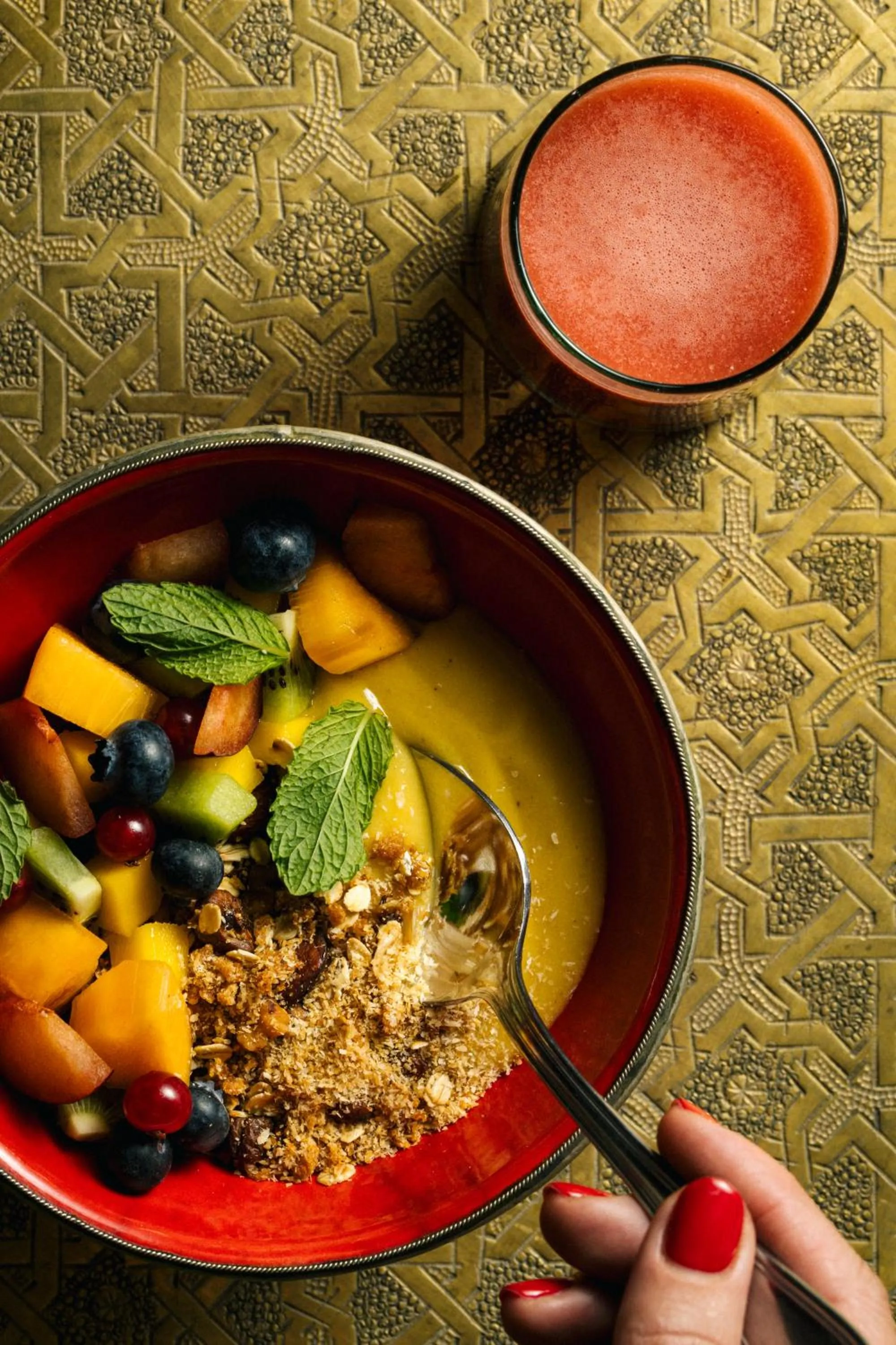 Food close-up in Caravan Agafay by Our Habitas