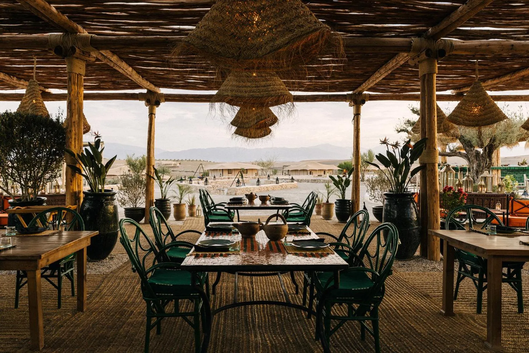 Restaurant/places to eat in Caravan Agafay by Our Habitas