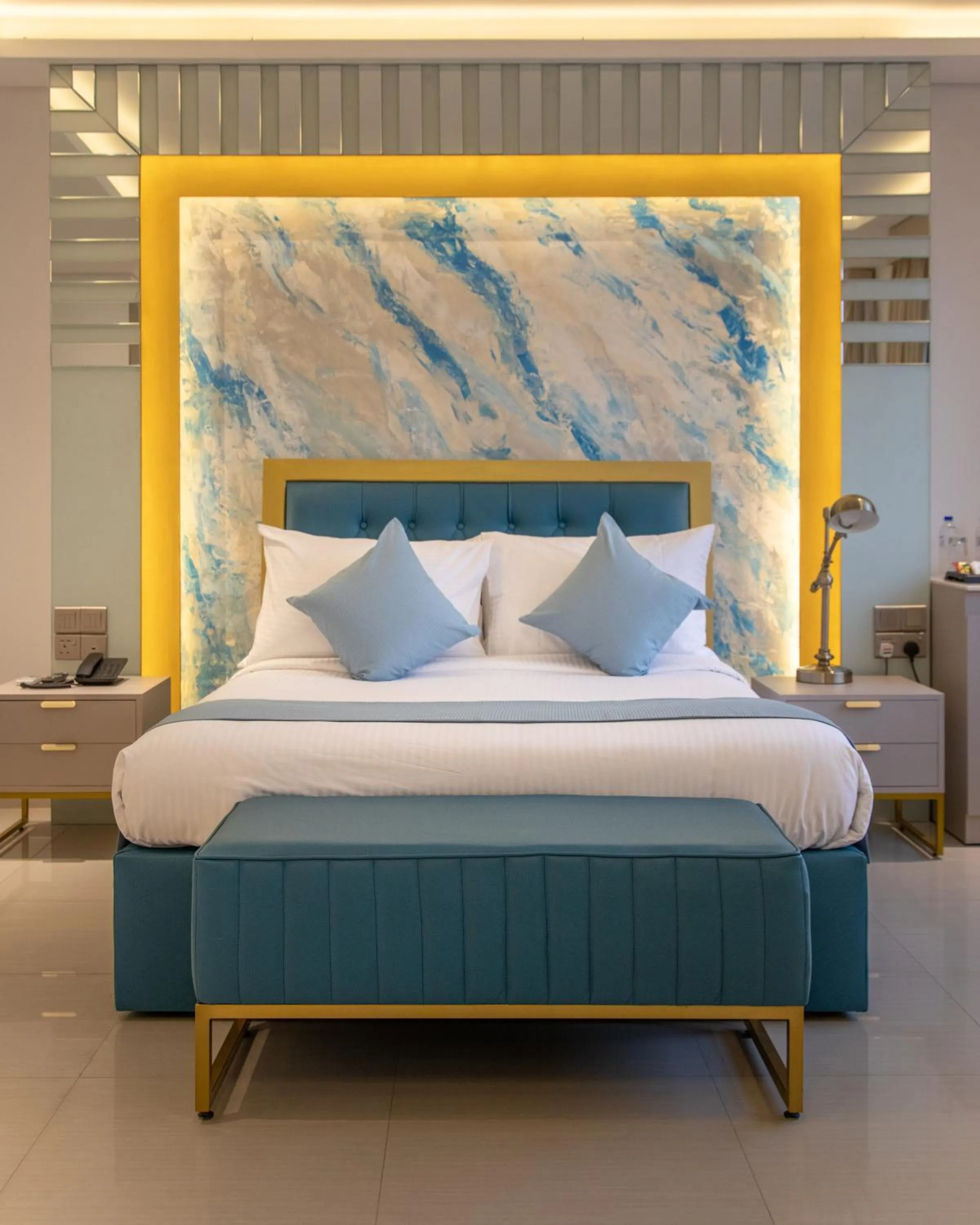 Bed in Marine Bay Colombo