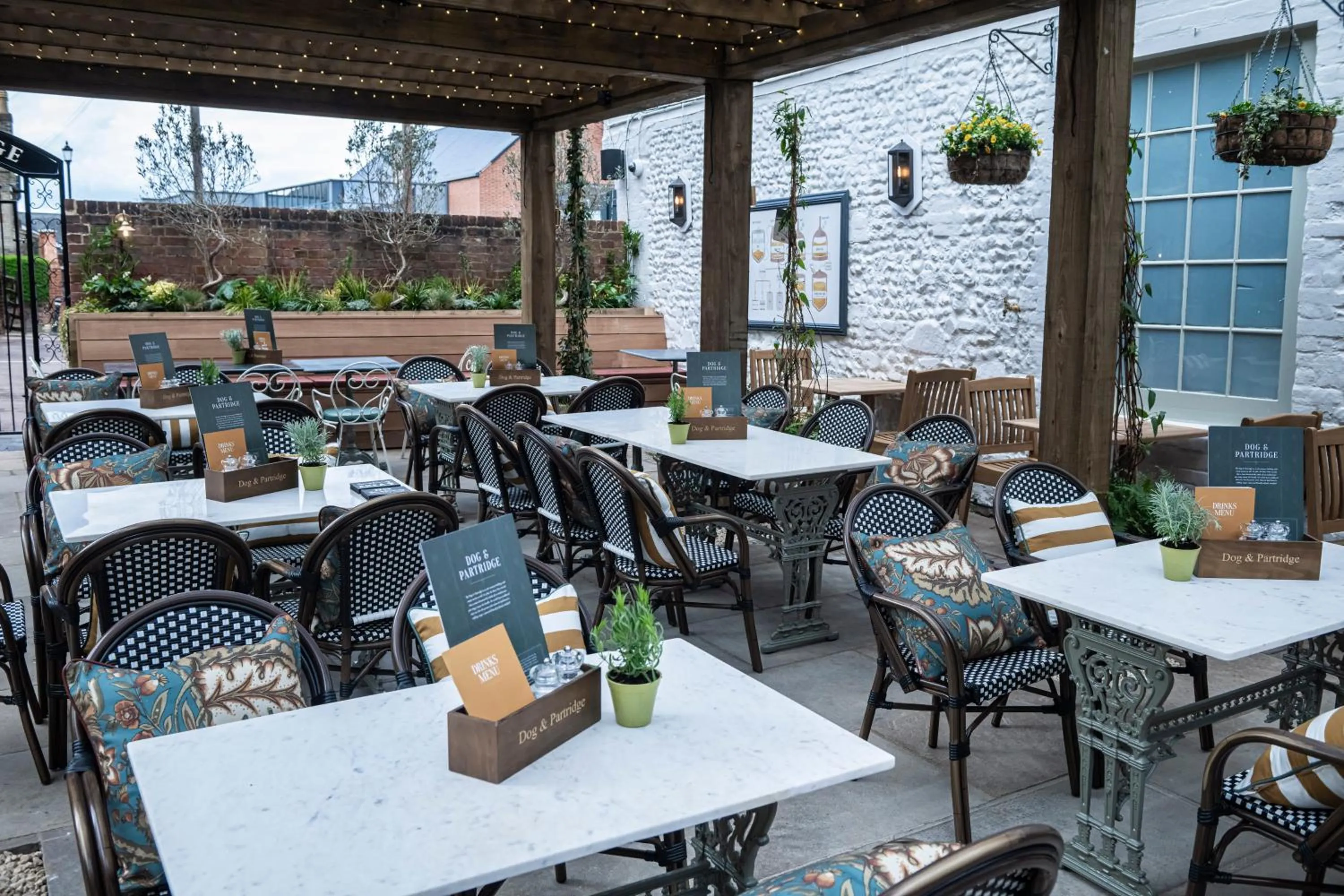 Garden in Dog and Partridge by Greene King Inns