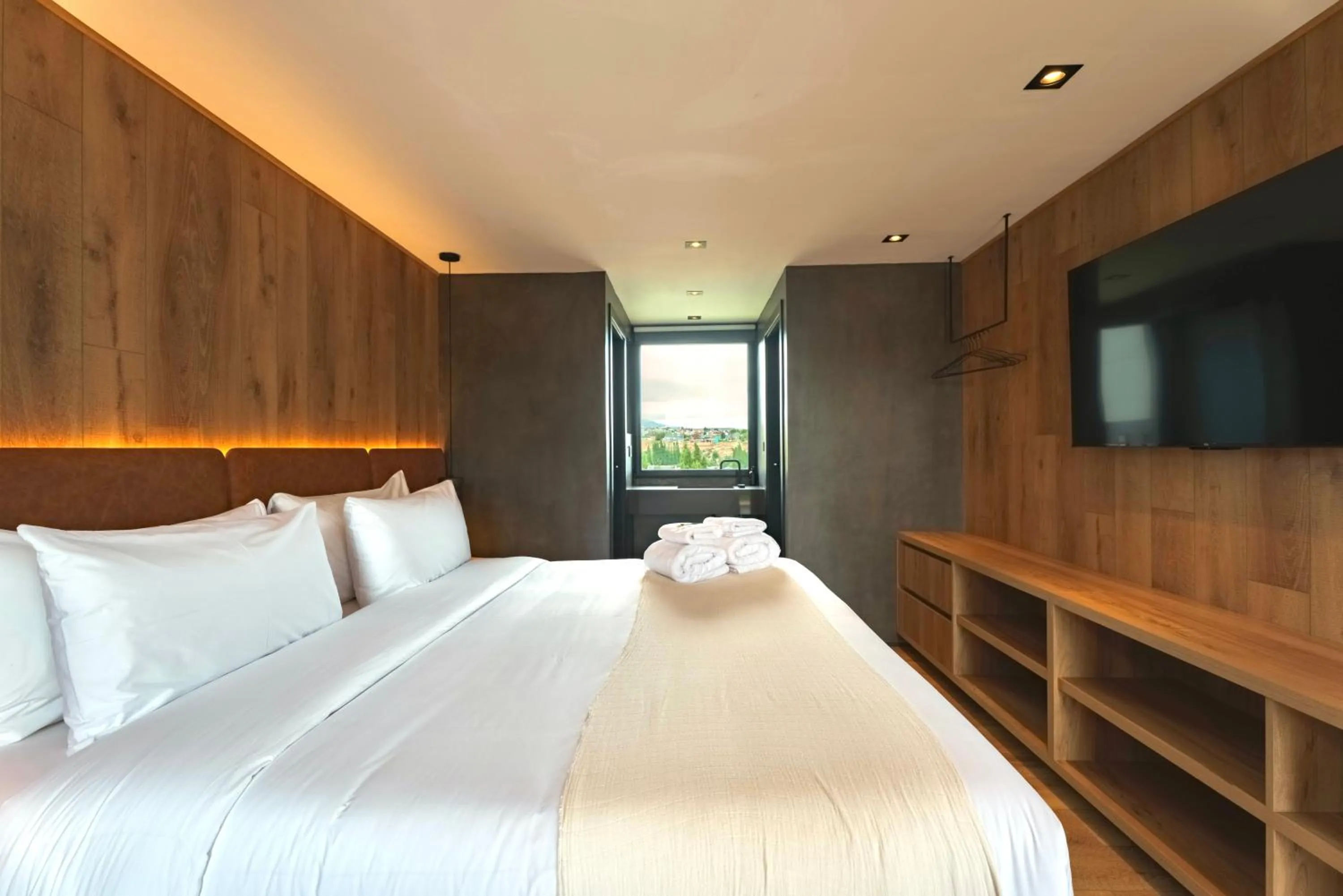 Bed in Montano Boutique Suites