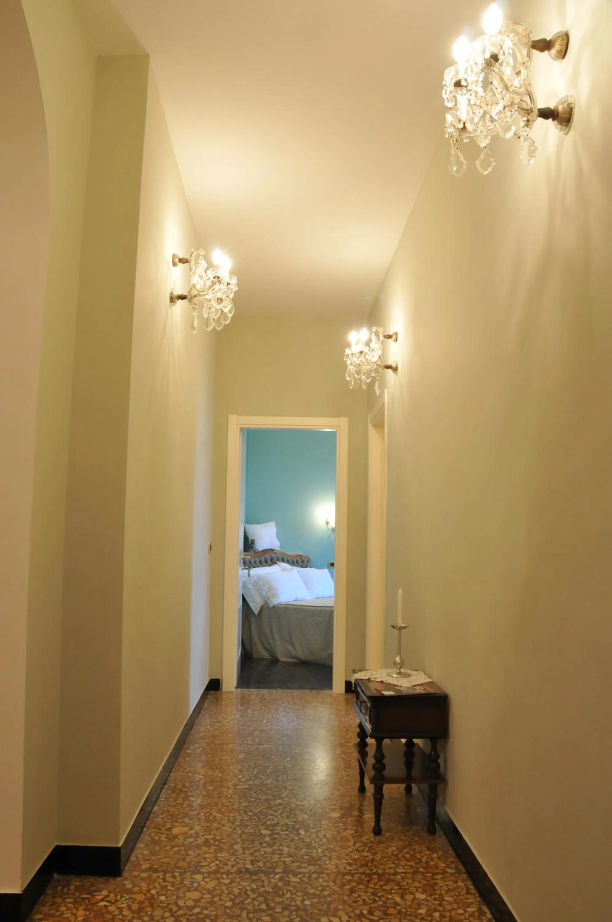 Decorative detail, Bed in Casa Pagliano