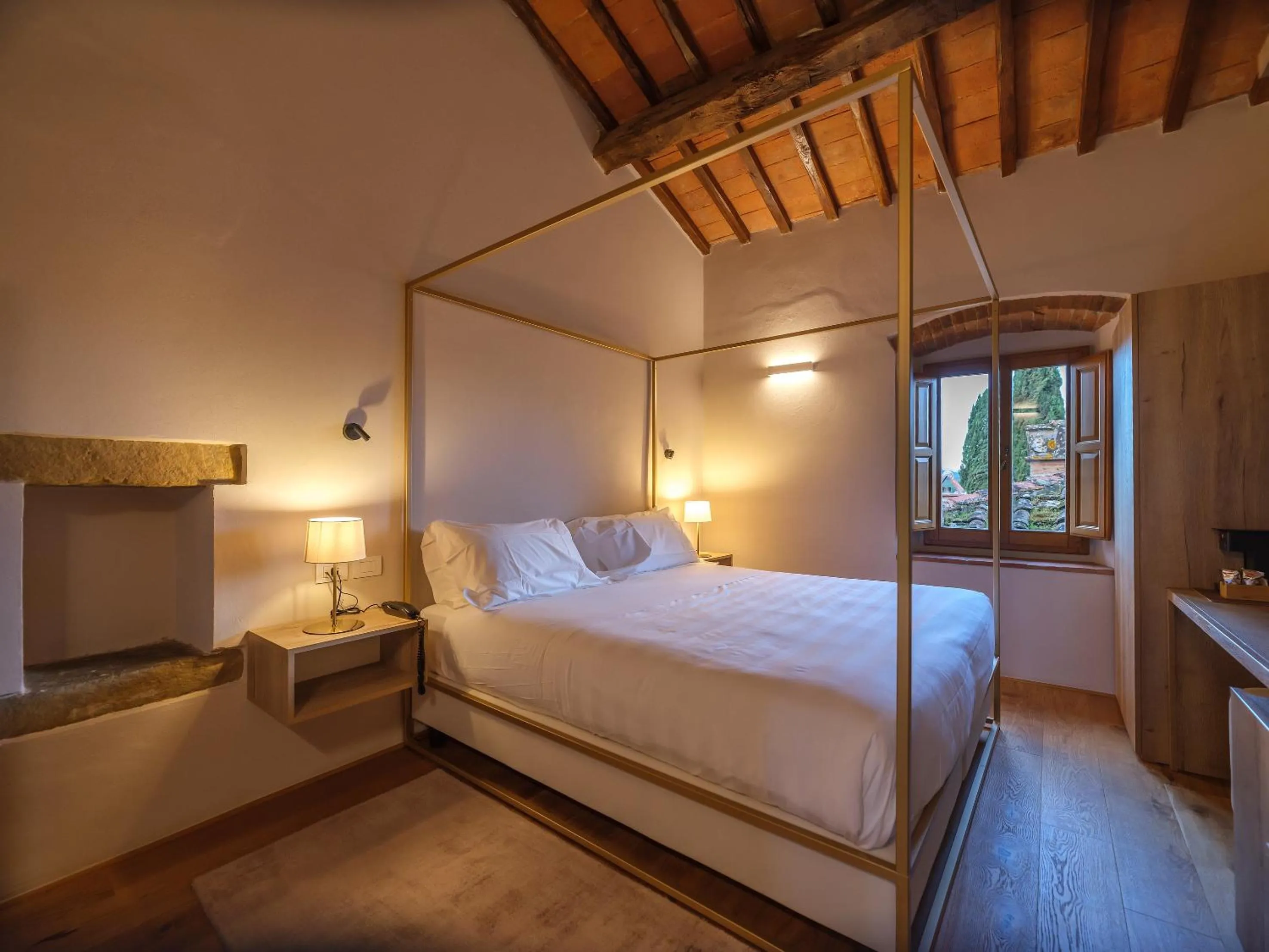 Bed in Villa Barberino