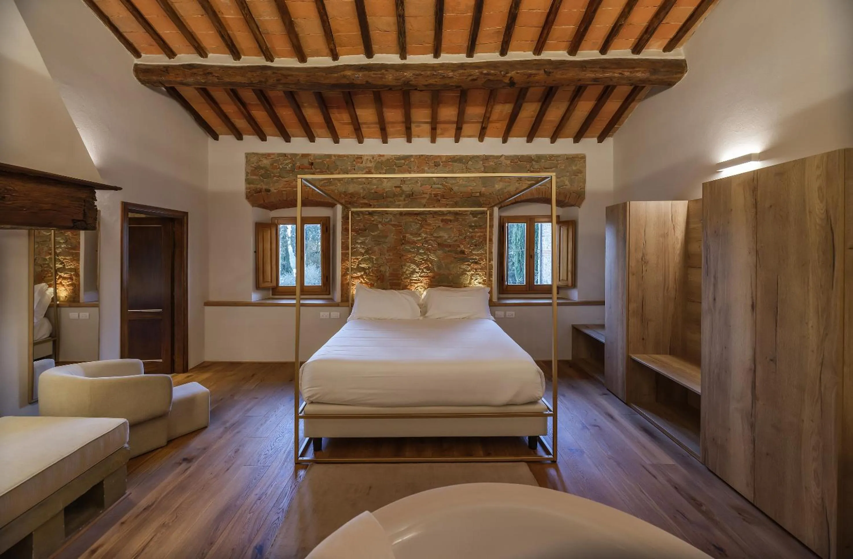 Bed in Villa Barberino