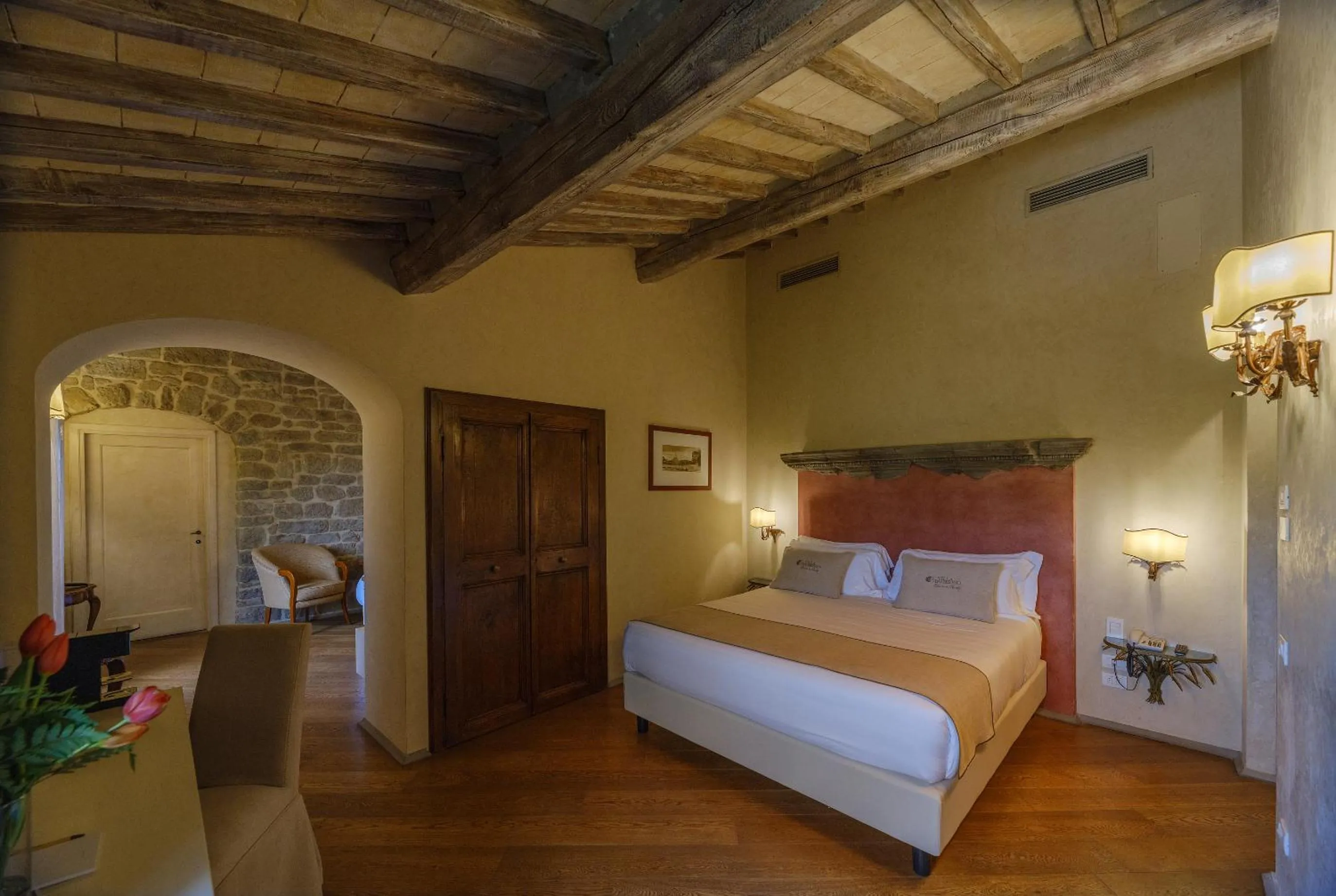 Bed in Villa Barberino