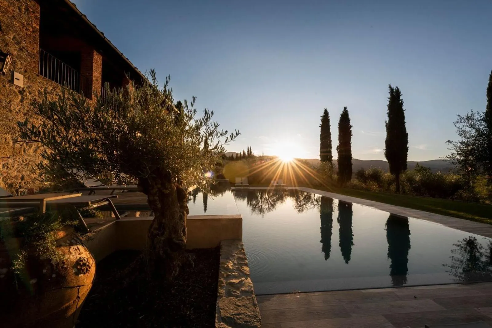 Swimming pool in Villa Barberino