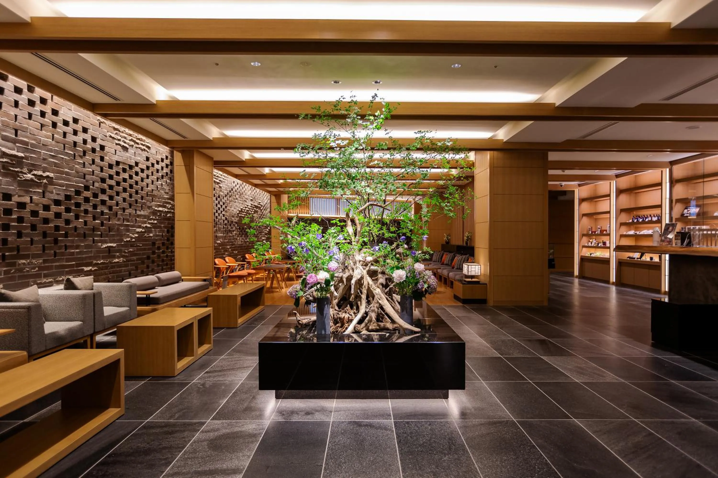 Lobby or reception in Hakone Gora KARAKU