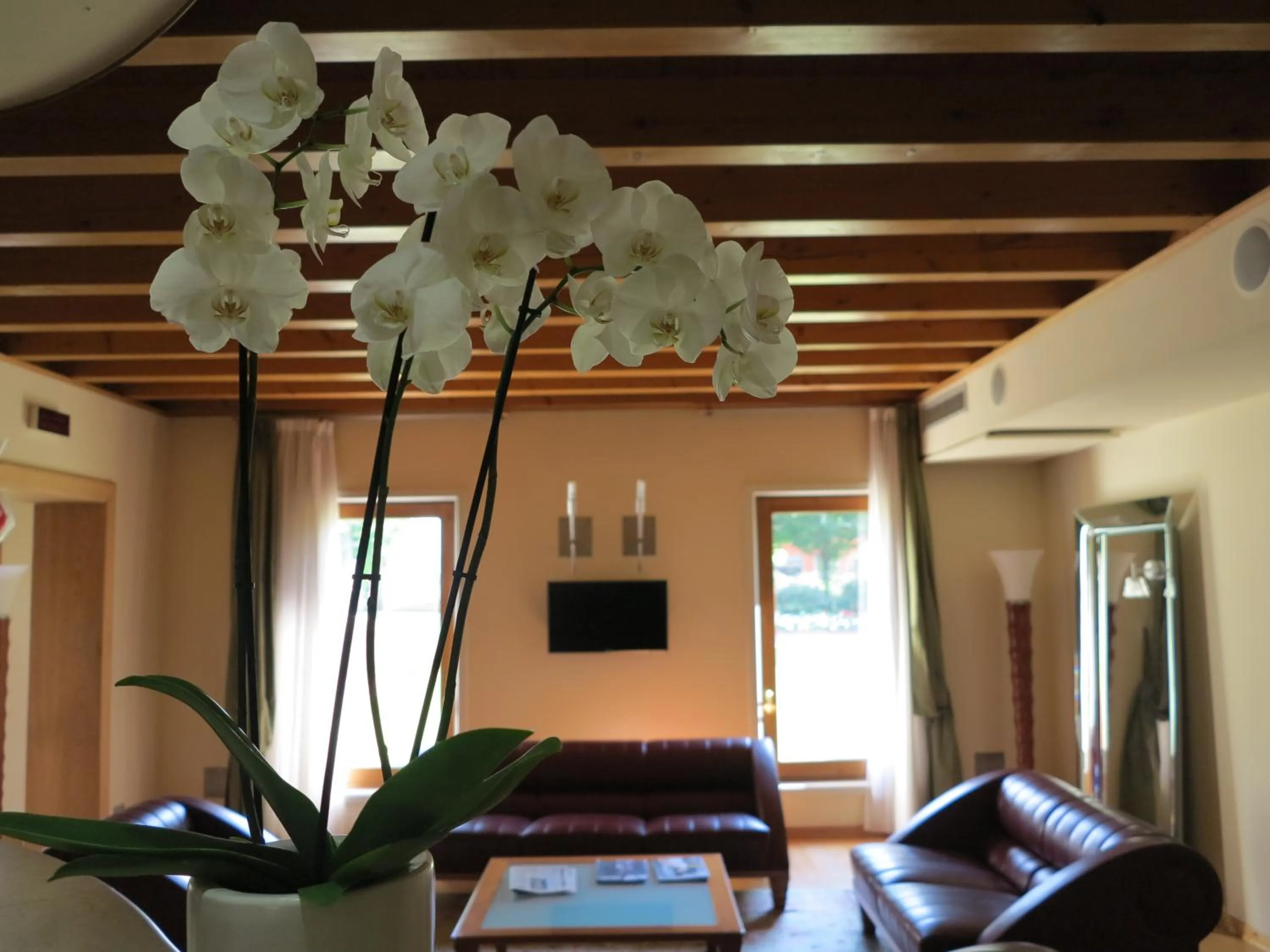 Lobby or reception in Hotel Della Torre 1850