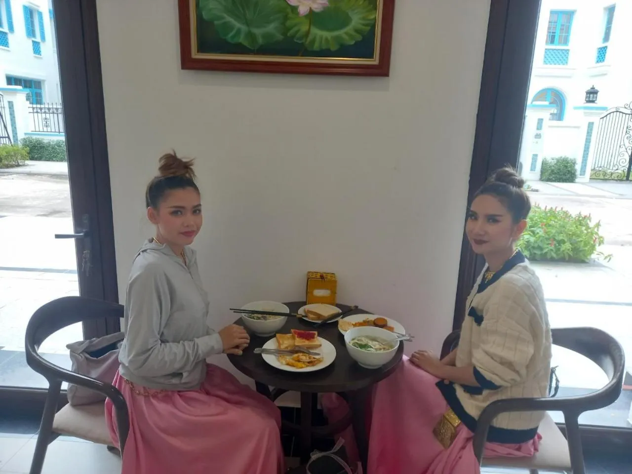 Breakfast in INDOTEL HALONG HOTEL