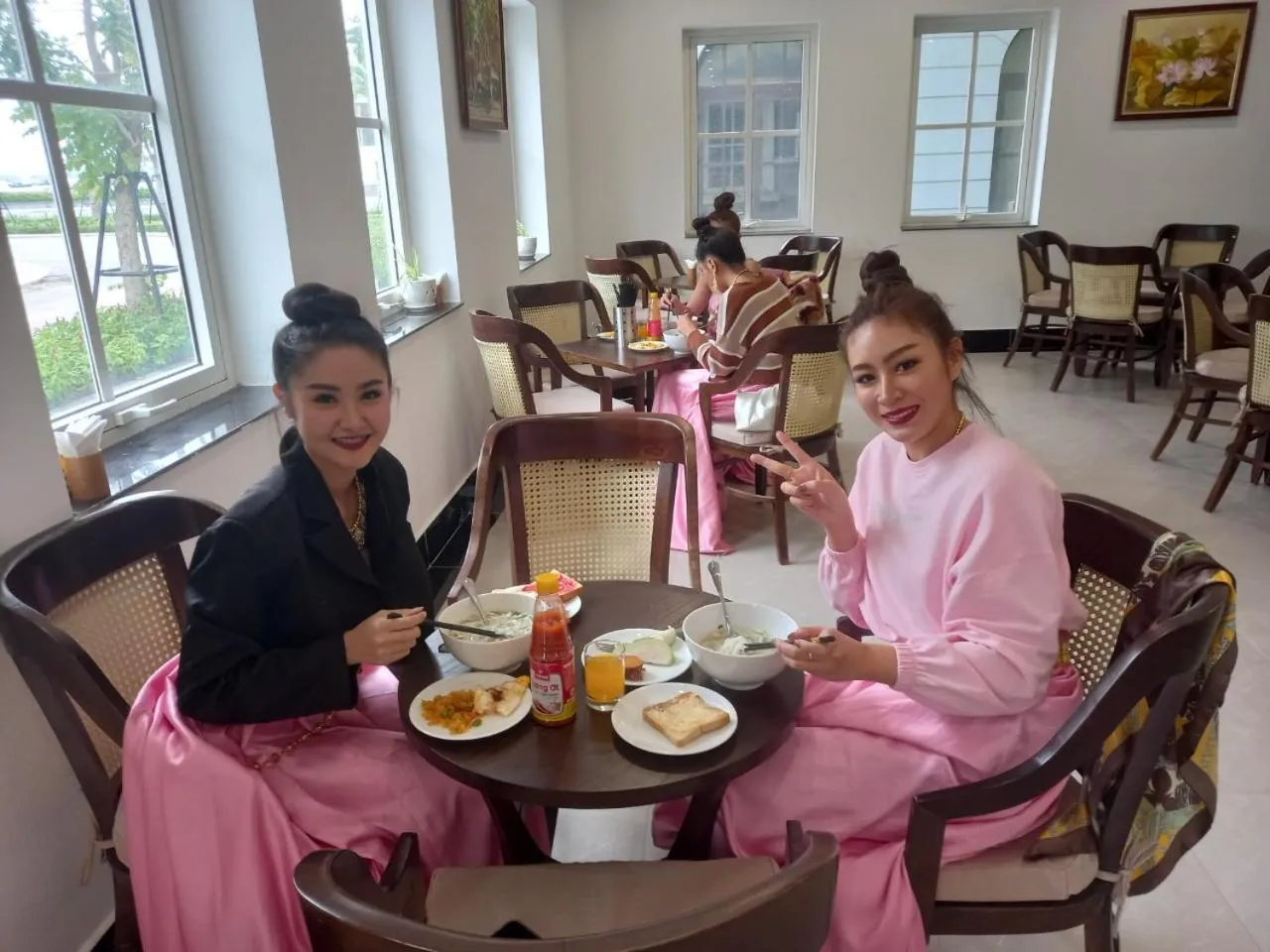 Breakfast in INDOTEL HALONG HOTEL