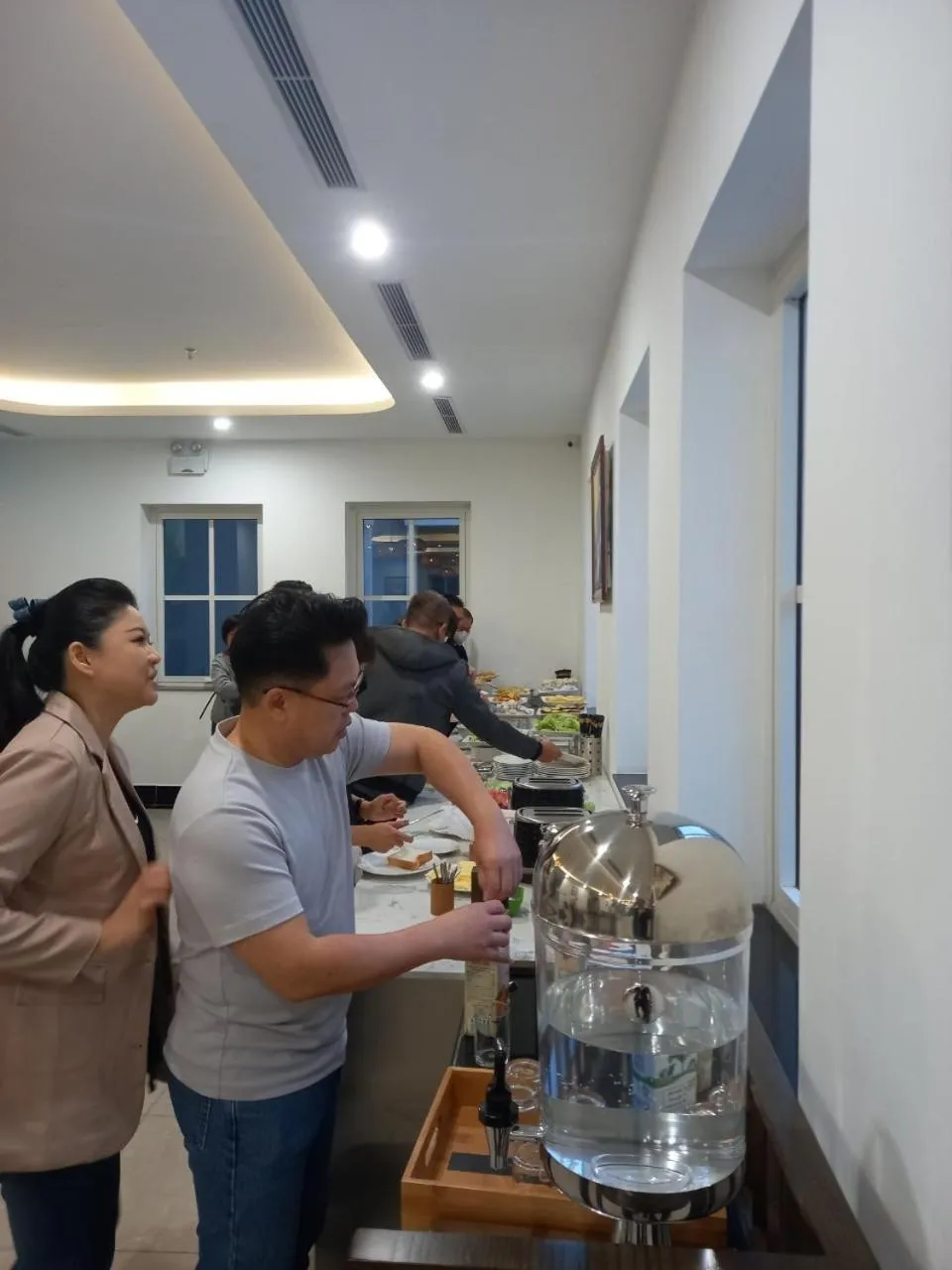 Breakfast in INDOTEL HALONG HOTEL