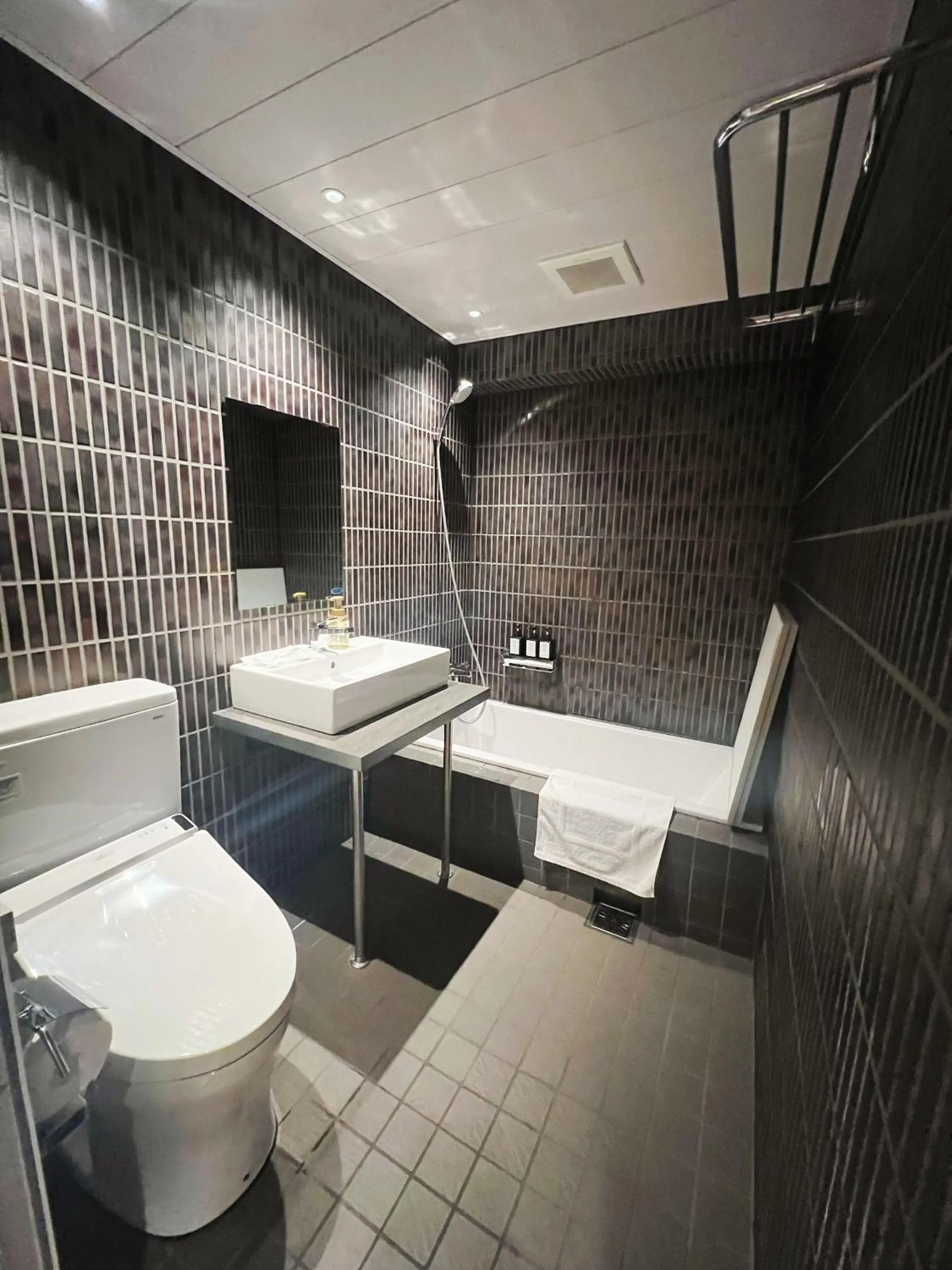 Bathroom in Nplus Tokyo Akihabara Premium