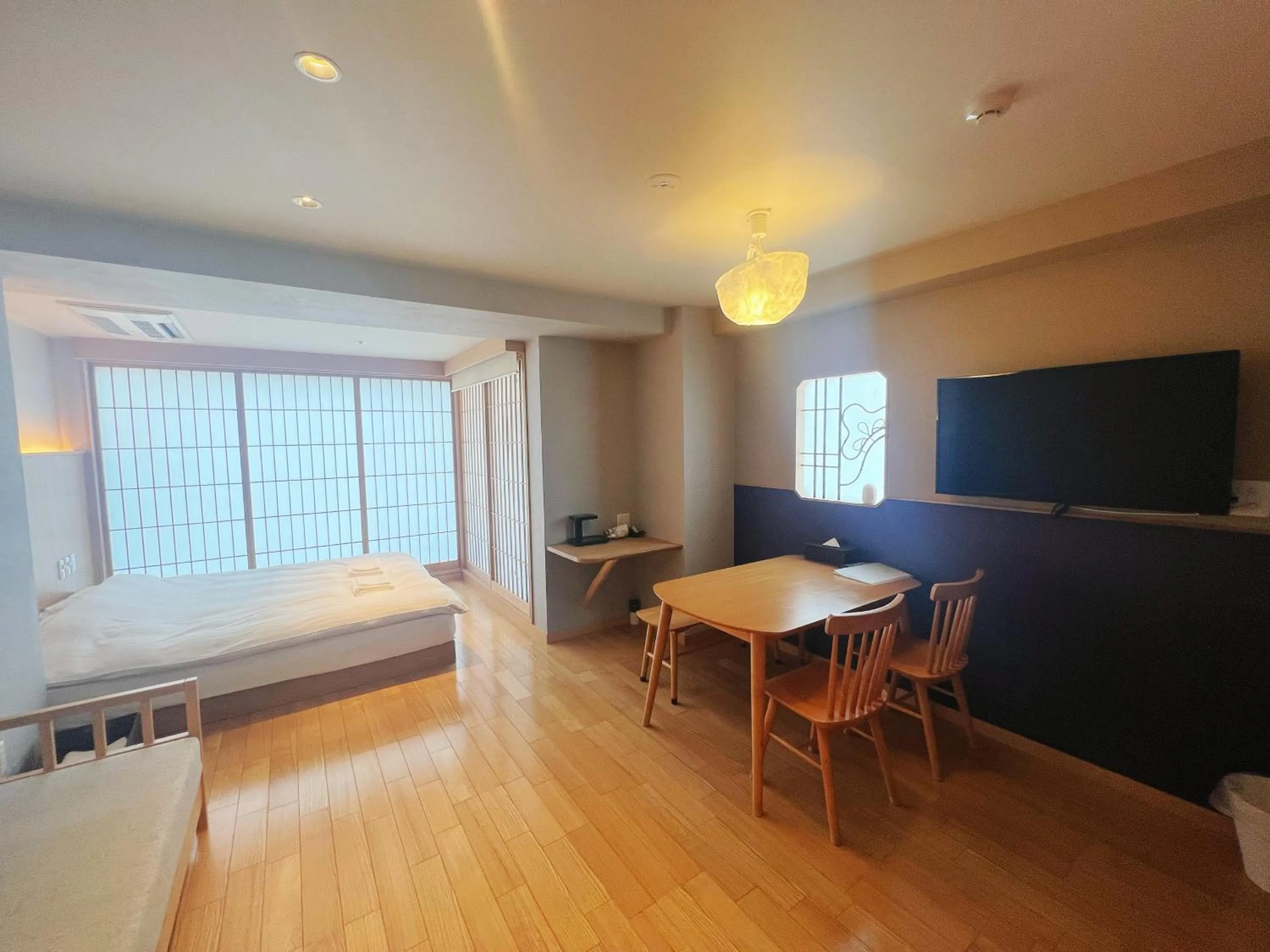 Photo of the whole room, Bed in Nplus Tokyo Akihabara Premium