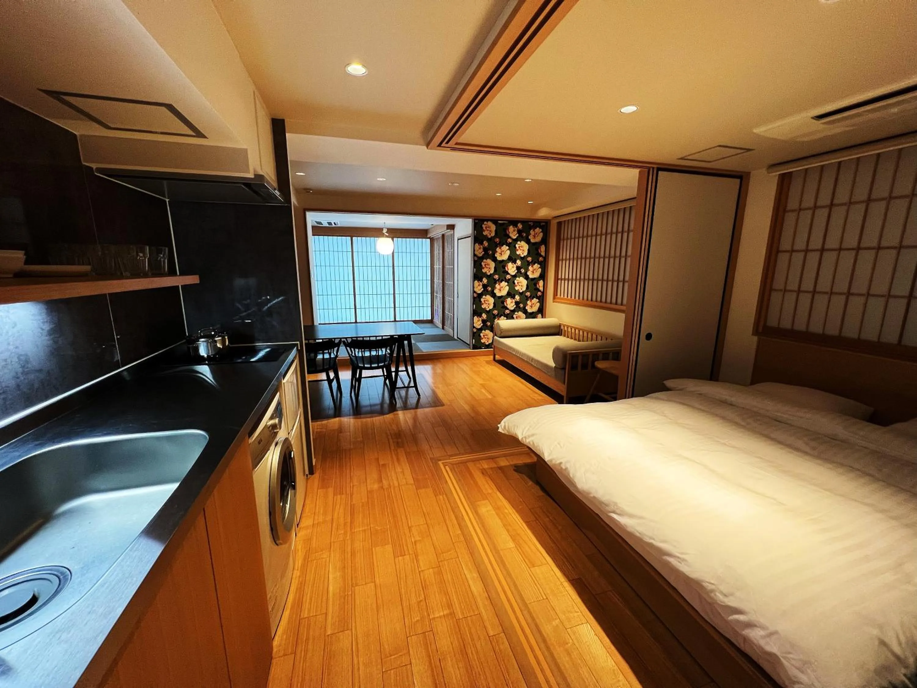 Photo of the whole room, Bed in Nplus Tokyo Akihabara Premium