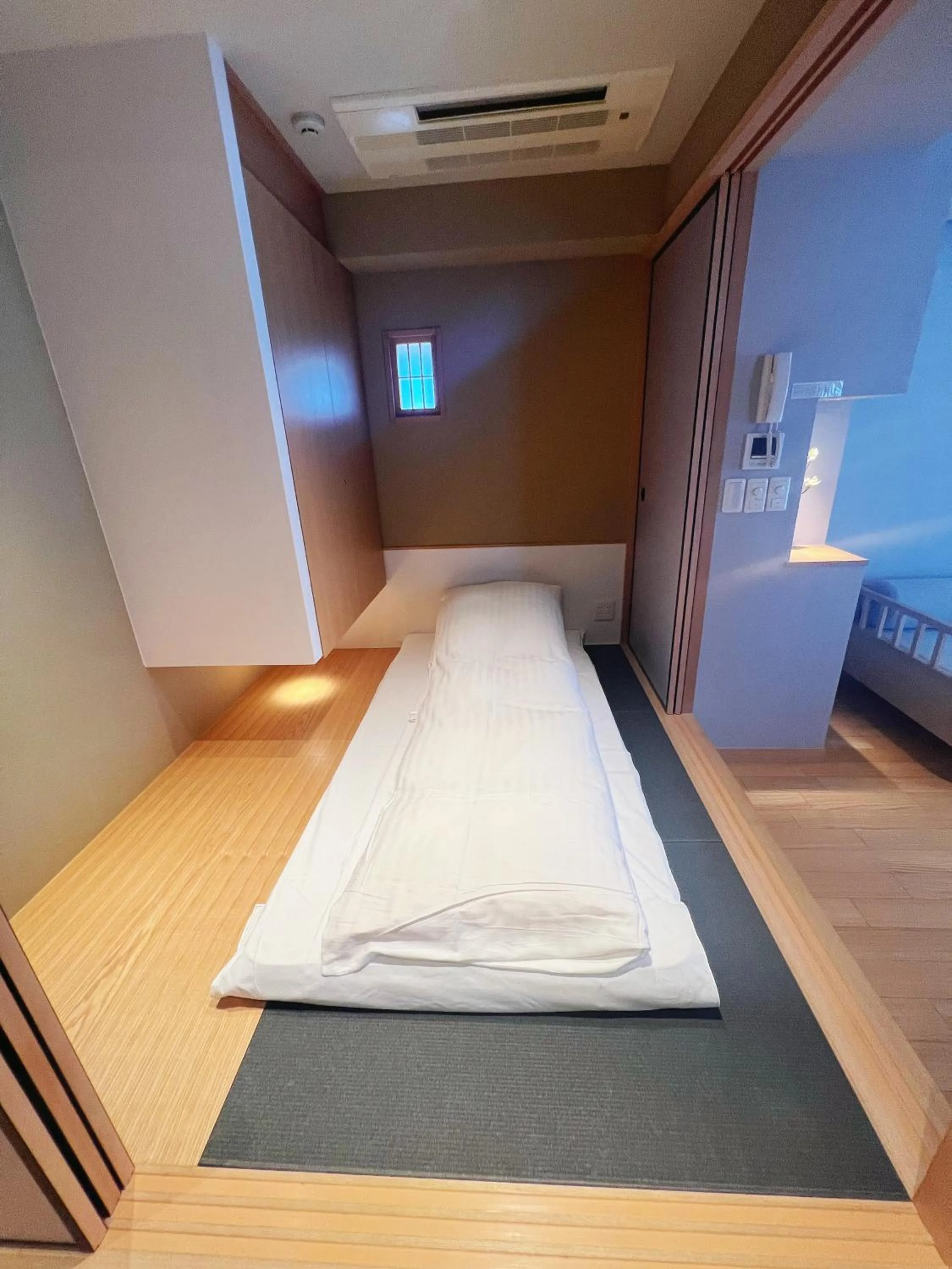 Photo of the whole room, Bed in Nplus Tokyo Akihabara Premium