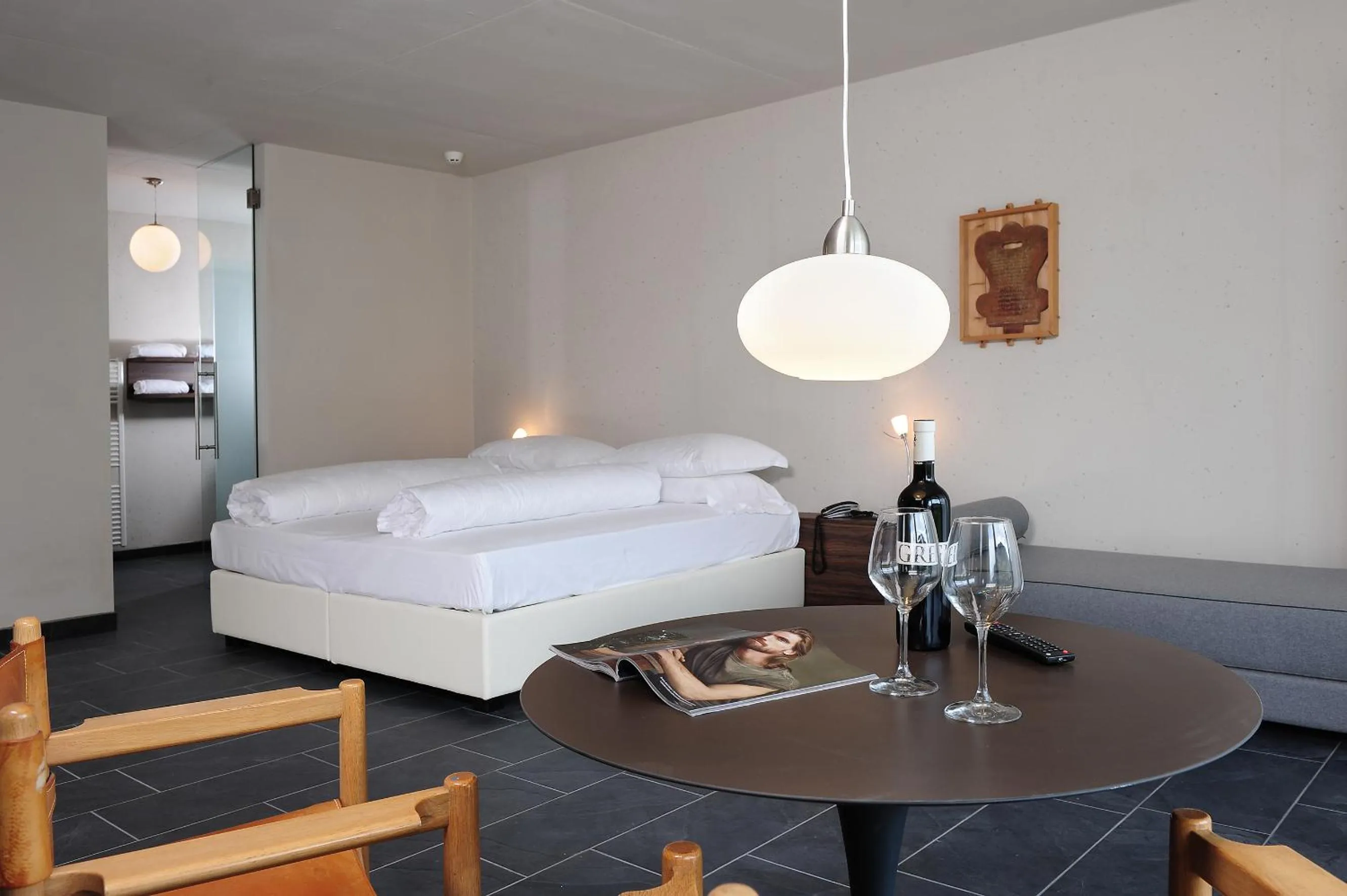 Bedroom, Bed in Villa Sasso