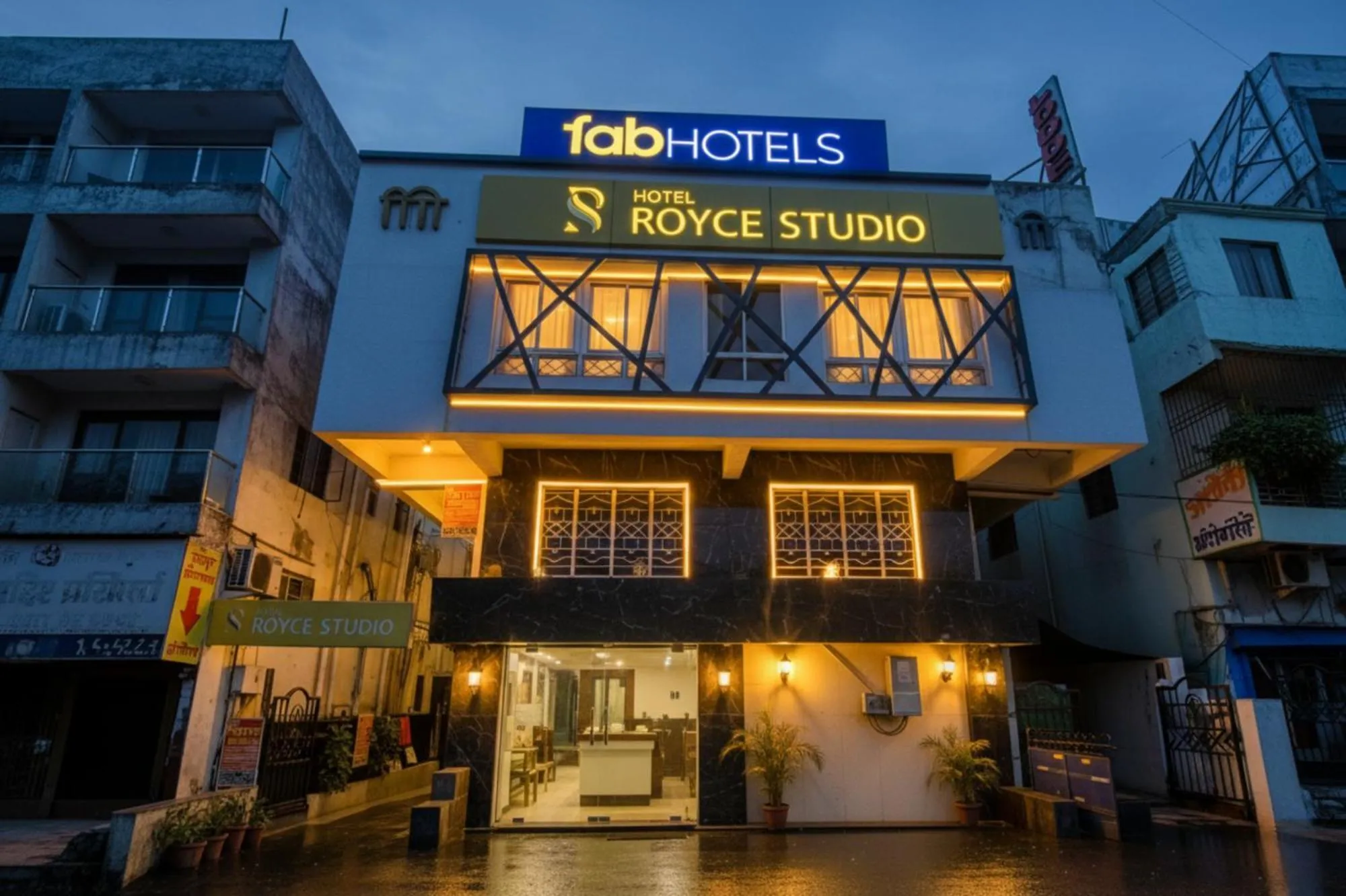 Property building in FabHotel Royce Studio Apartments - Nr Pune International Airport