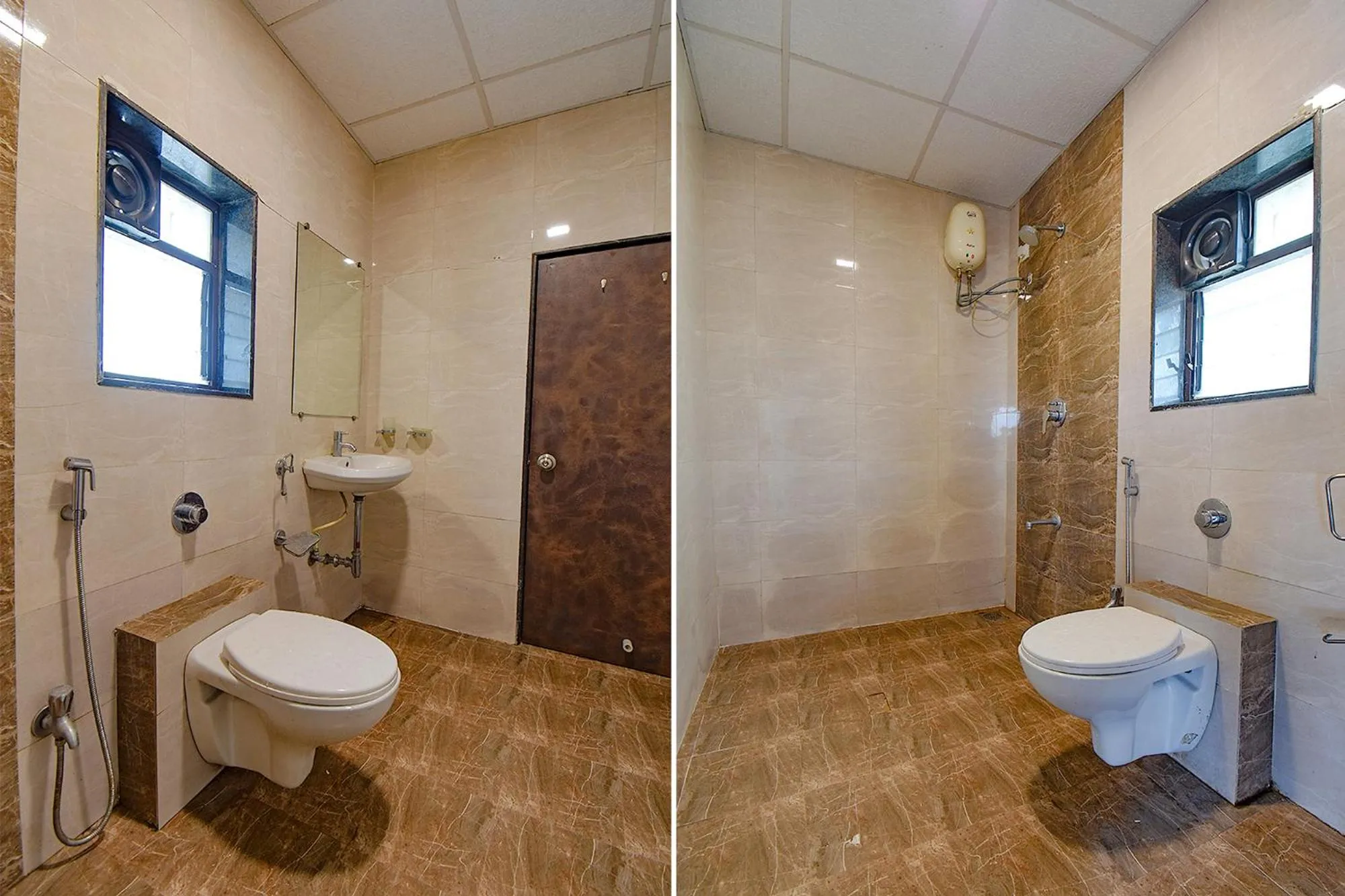 Bathroom in FabHotel Royce Studio Apartments - Nr Pune International Airport