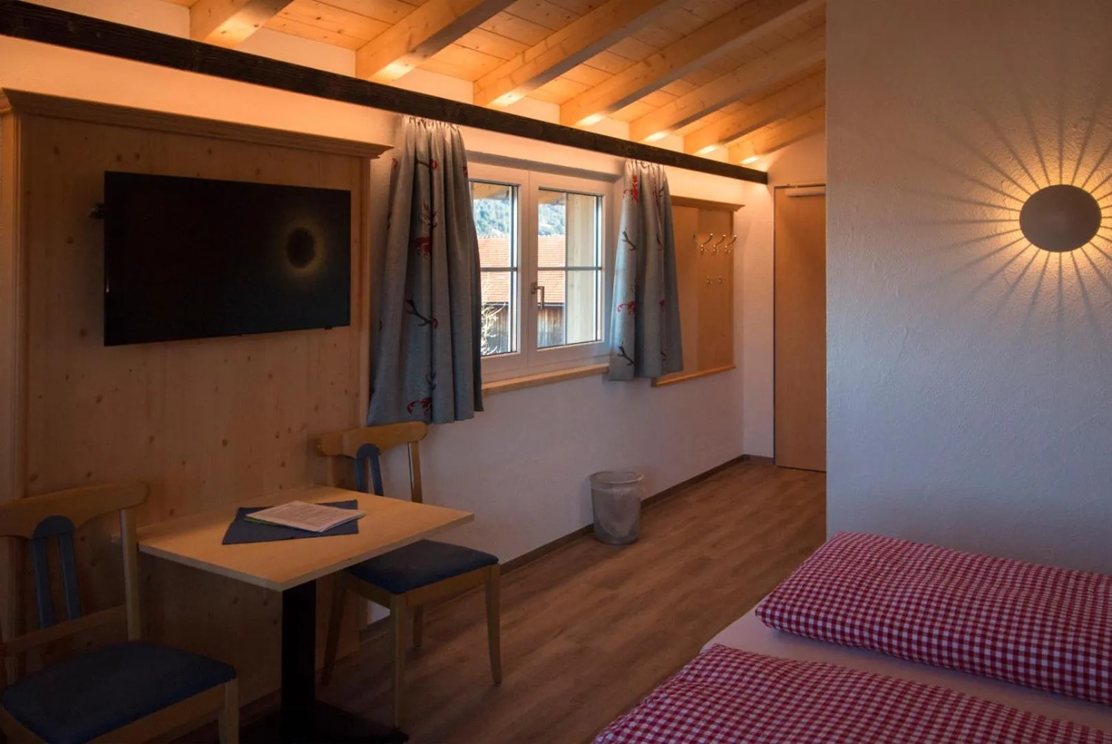 Decorative detail, Bed in Berggasthof Sonne Allgäu