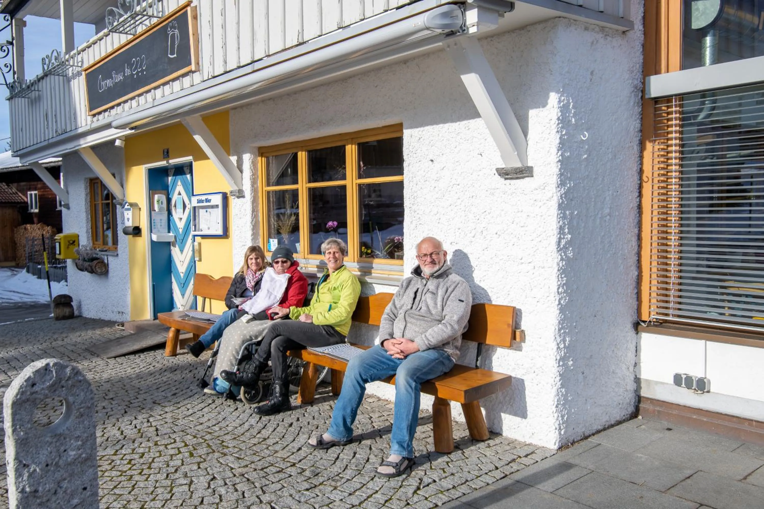 Balcony/Terrace in Berggasthof Sonne Allgäu